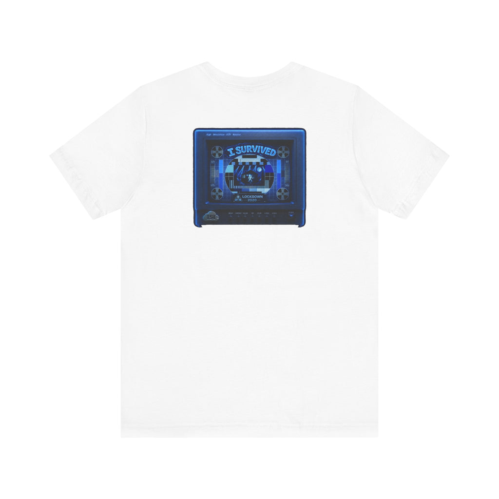 I Survived 2020 — "Please Stand By" Test Pattern Tee Lockdown Summer Exclusive Unisex Jersey Short Sleeve Tee