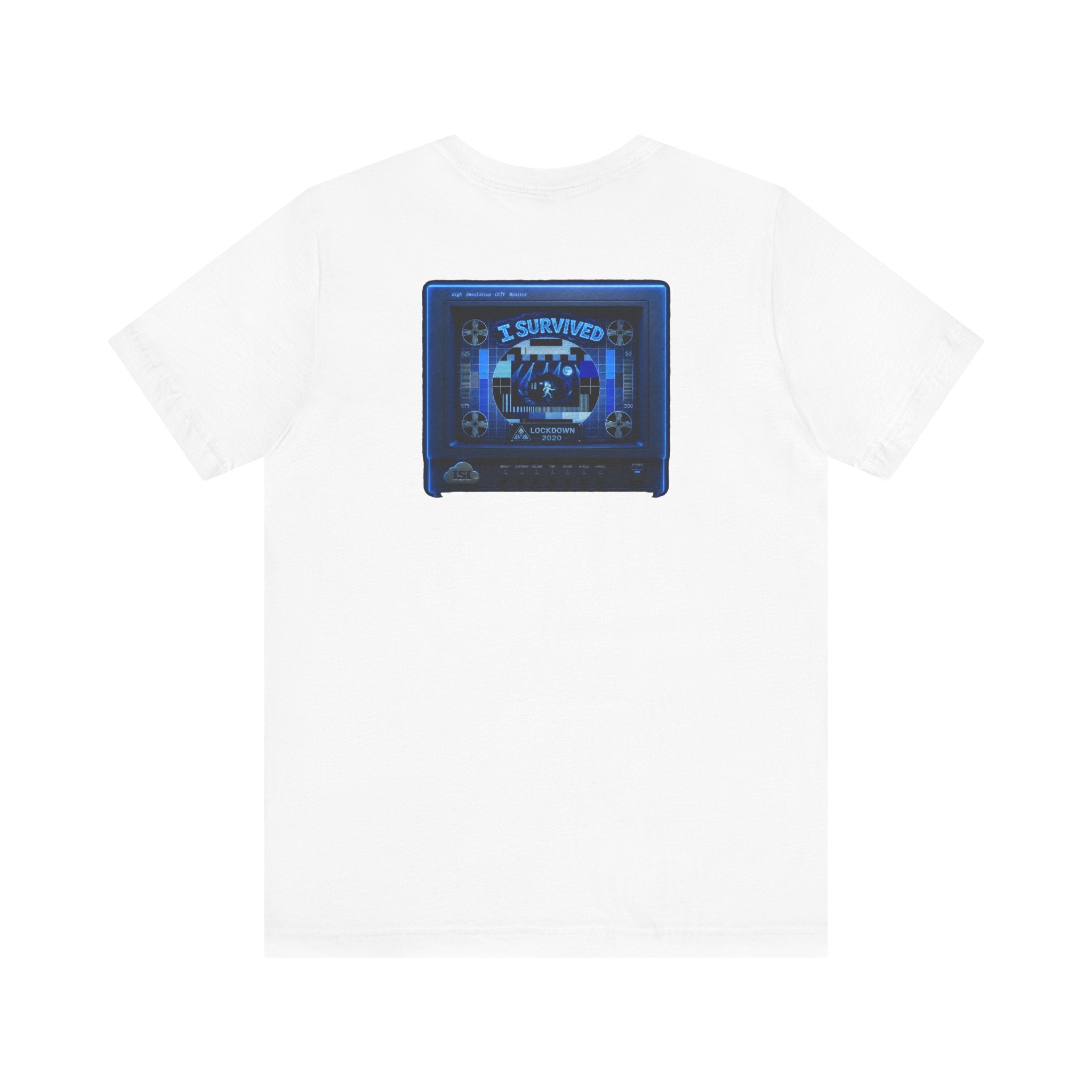 I Survived 2020 — "Please Stand By" Test Pattern Tee Lockdown Summer Exclusive Unisex Jersey Short Sleeve Tee
