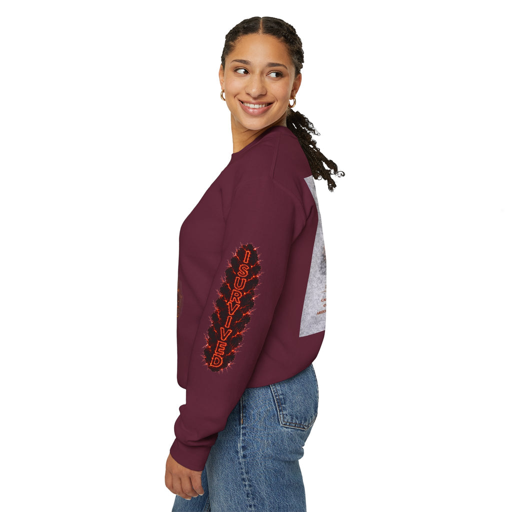 I Survived 2020 — Director's Cut S2:E4 "Western U.S. Wildfire Season" | Mid-Season Finale Pt. 1 | Wildfire Edition Memorial Unisex Heavy Blend™ Crewneck Sweatshirt