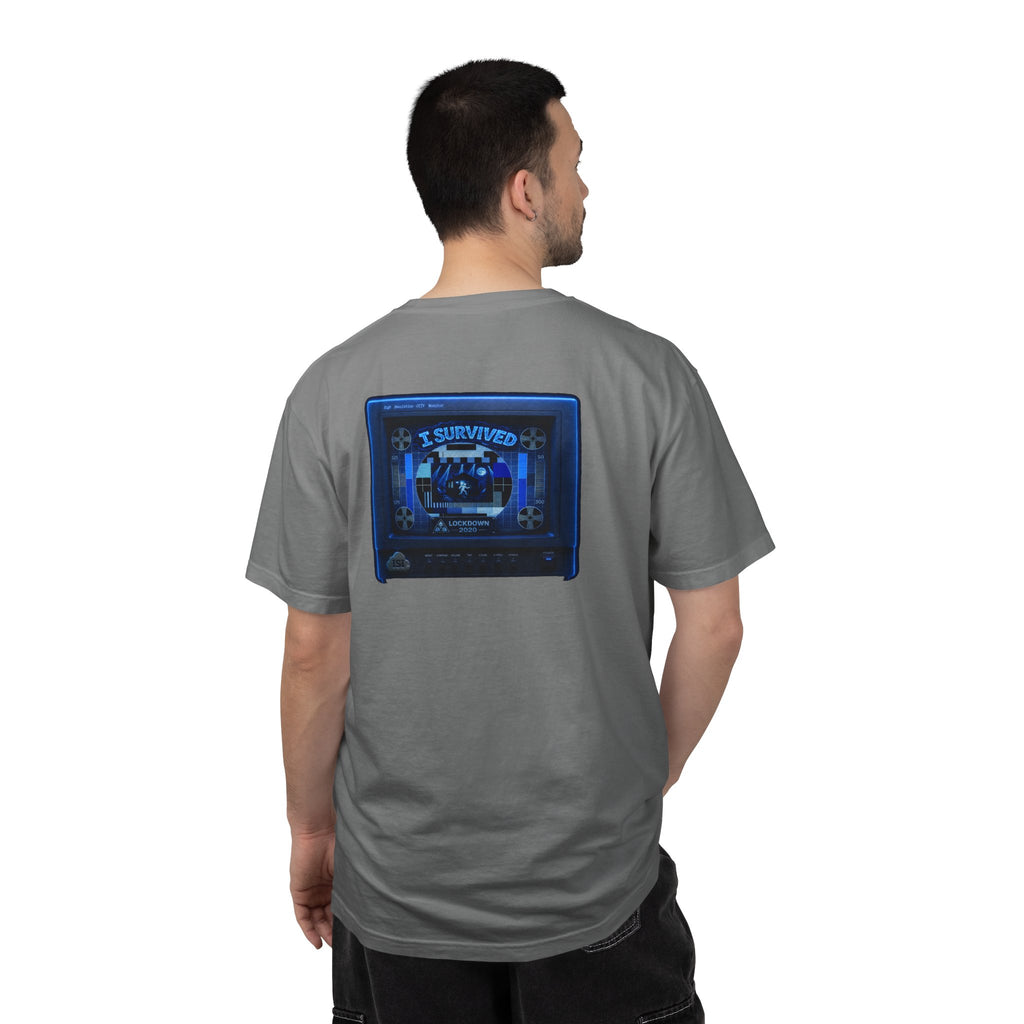 I Survived 2020 — "Please Stand By" Test Pattern Tee Lockdown Special Edition Summer Exclusive Unisex Garment-Dyed T-shirt