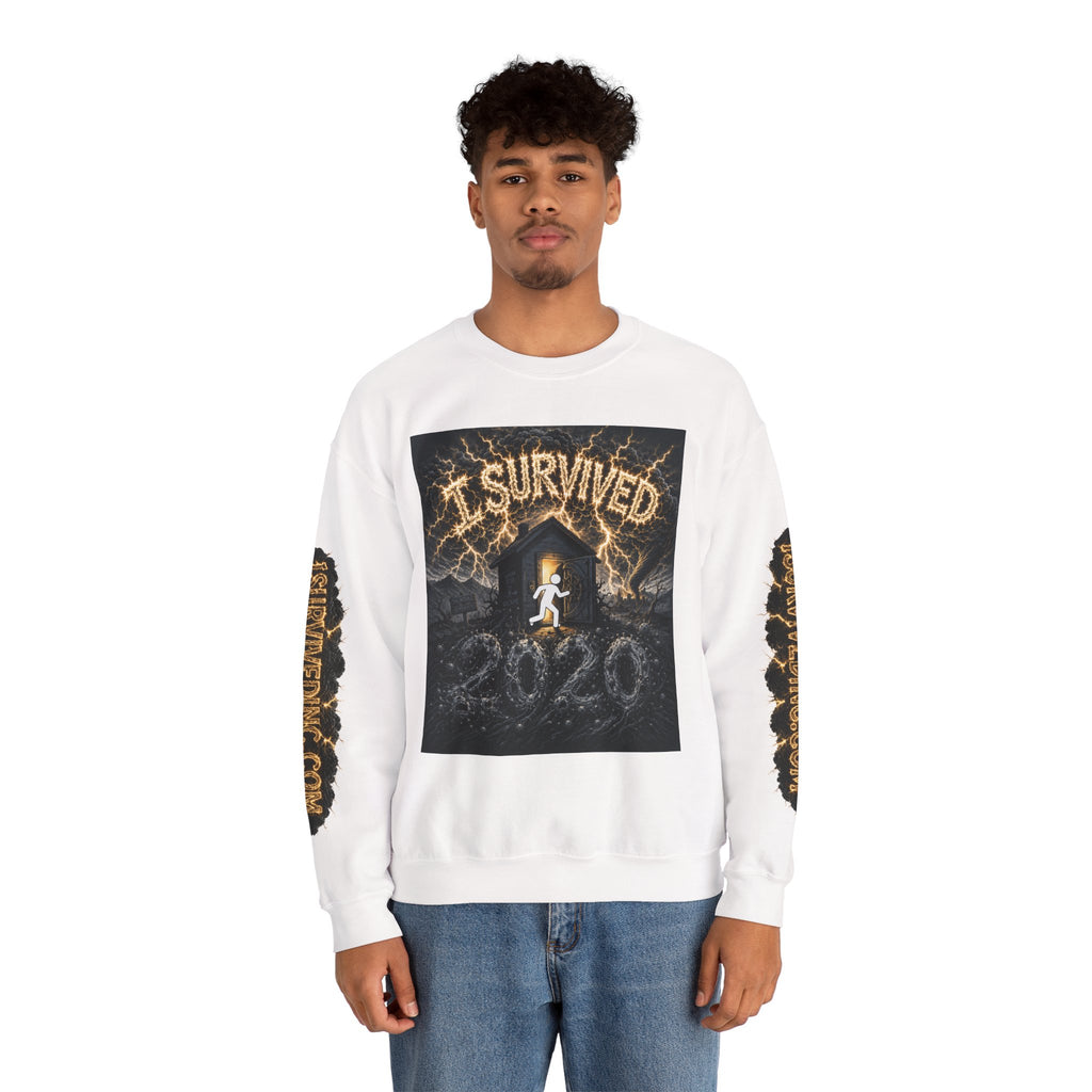 I Survived 2020 — Original PILOT Design: Special Edition Unisex Heavy Blend™ Crewneck Sweatshirt