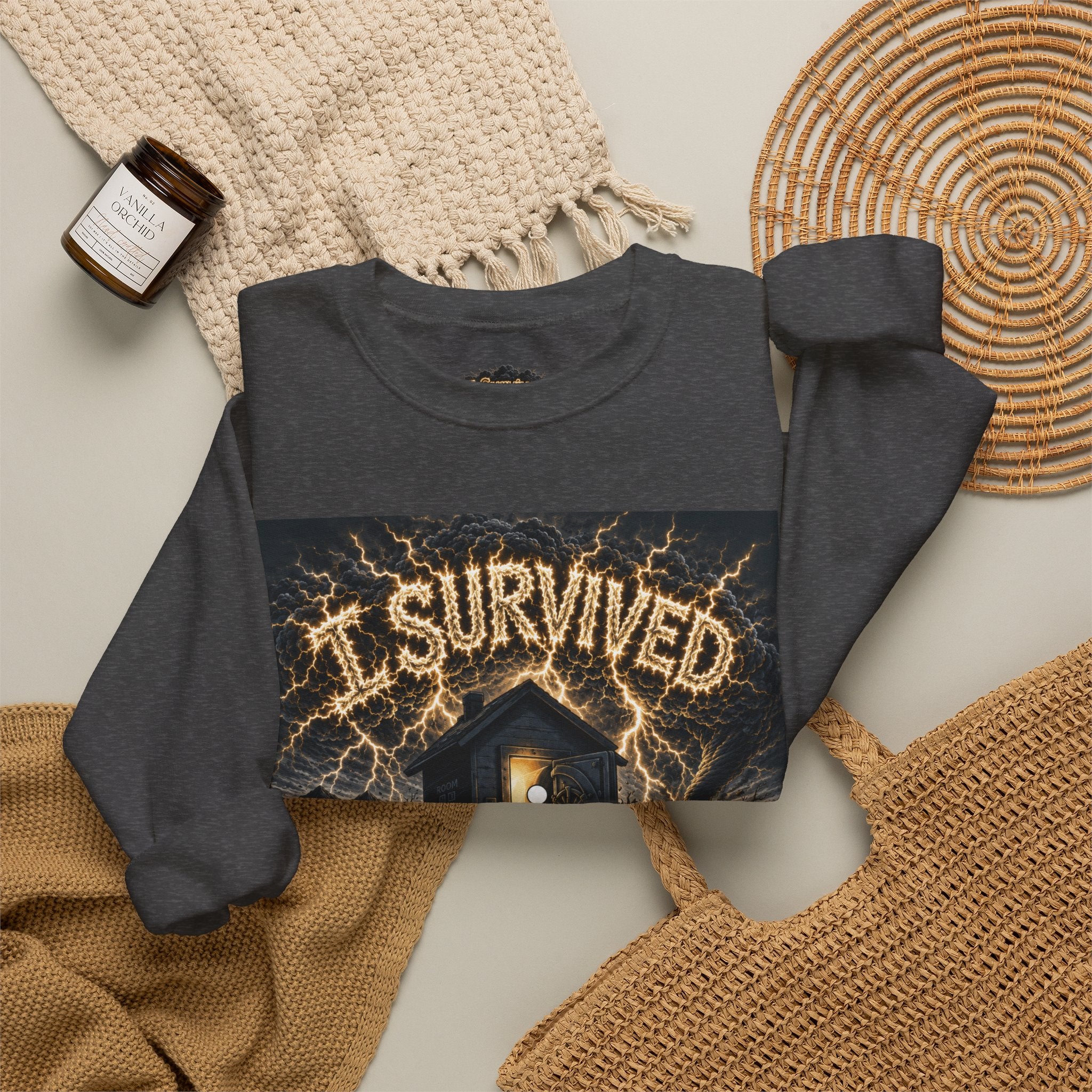 I Survived 2020 — Original PILOT Design: Special Edition Unisex Heavy Blend™ Crewneck Sweatshirt