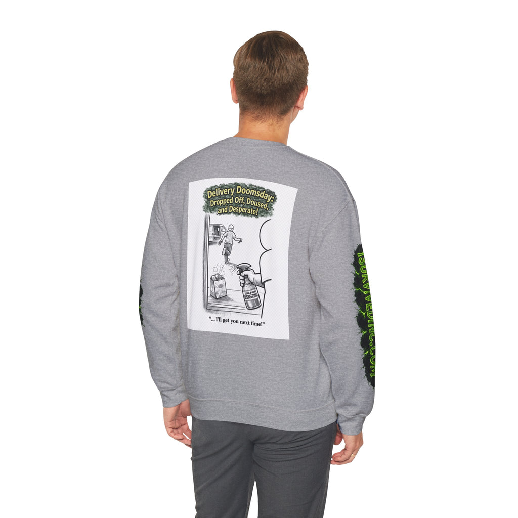 I Survived 2020 — S1:E5 "Delivery Doomsday" | Pandemic Edition Unisex Heavy Blend™ Crewneck Sweatshirt