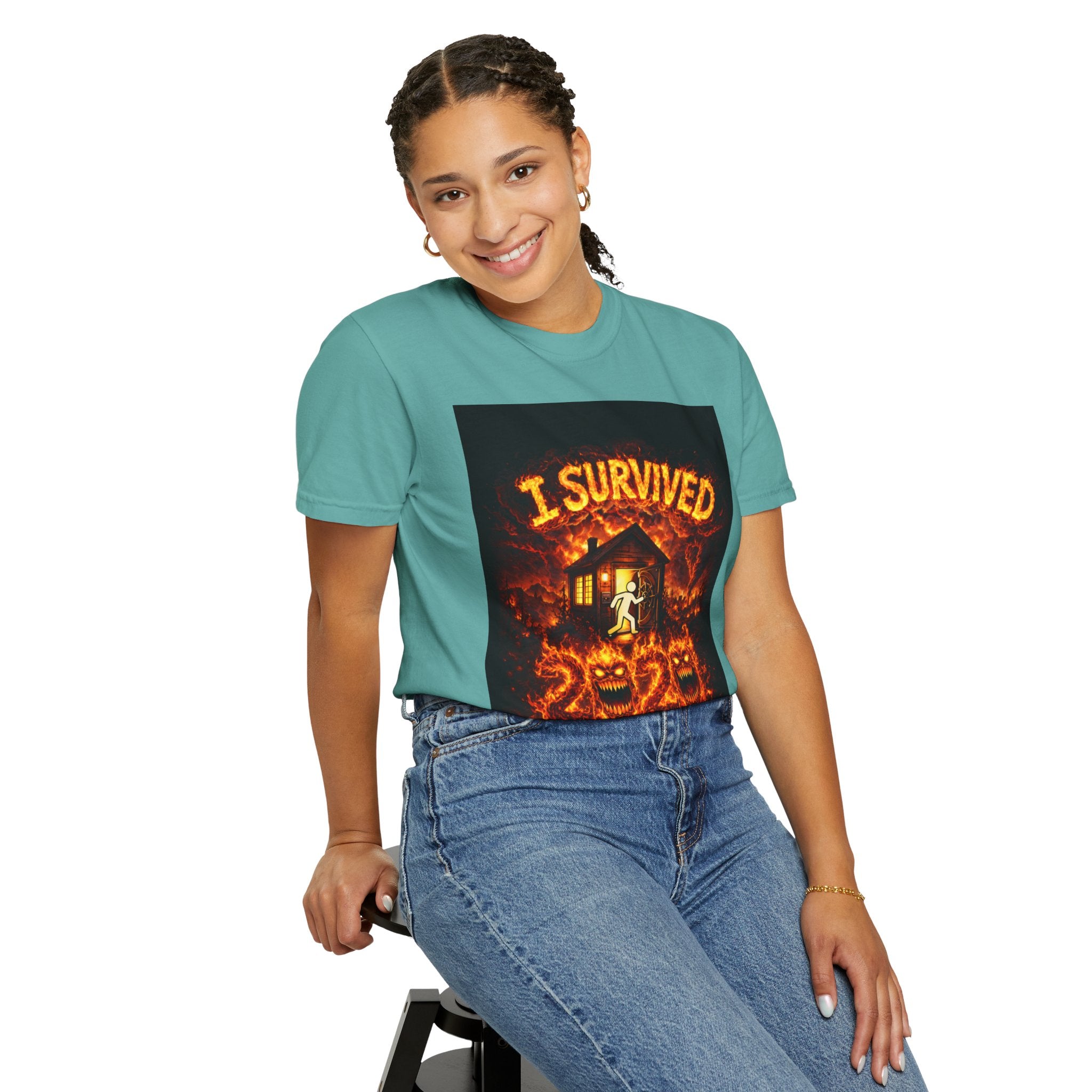 I Survived 2020 — S2:E3 "The California Wildfires" | Wildfire Edition Memorial Unisex Garment-Dyed T-shirt