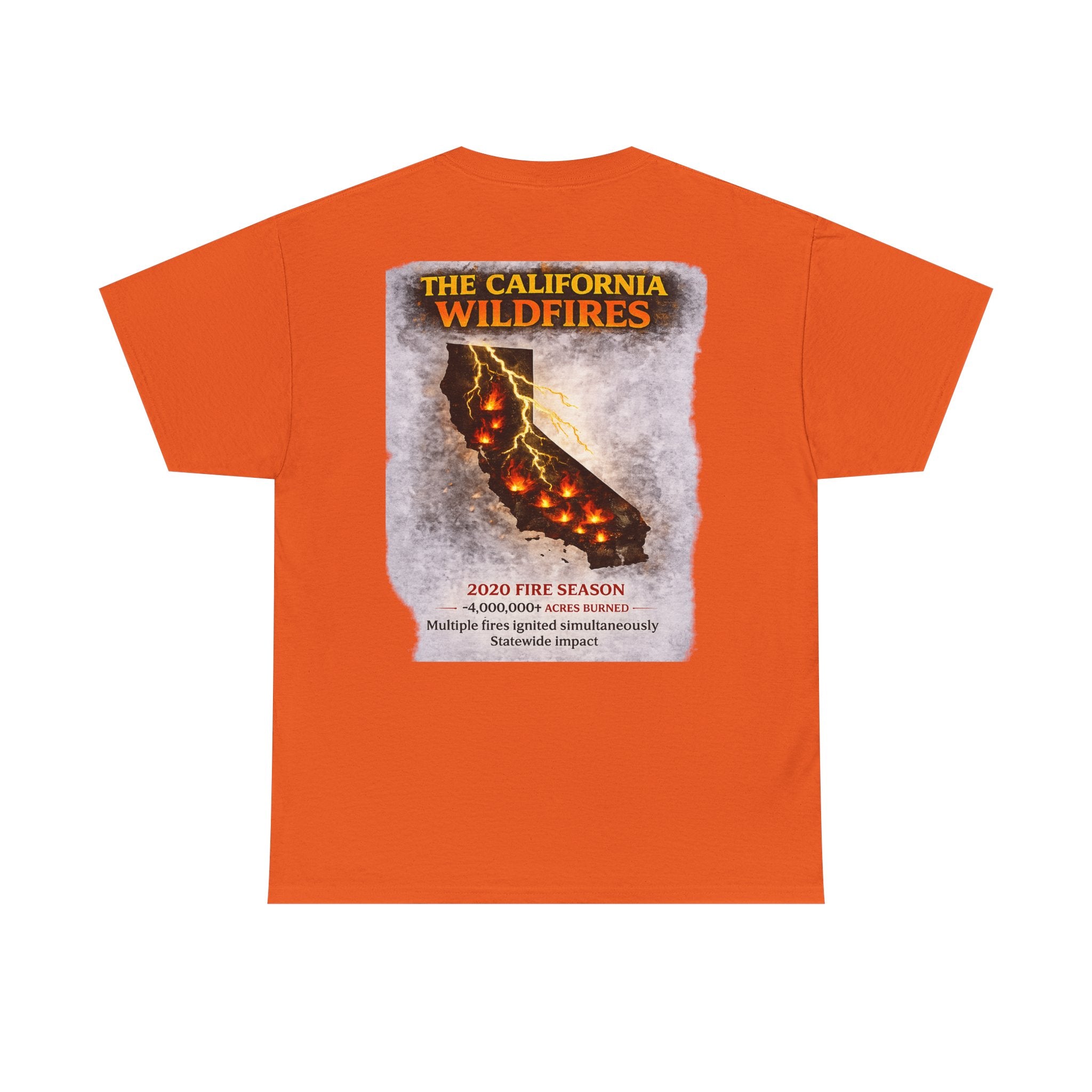 I Survived 2020 — S2:E3 "The California Wildfires" | Wildfire Edition Memorial Unisex Heavy Cotton Tee