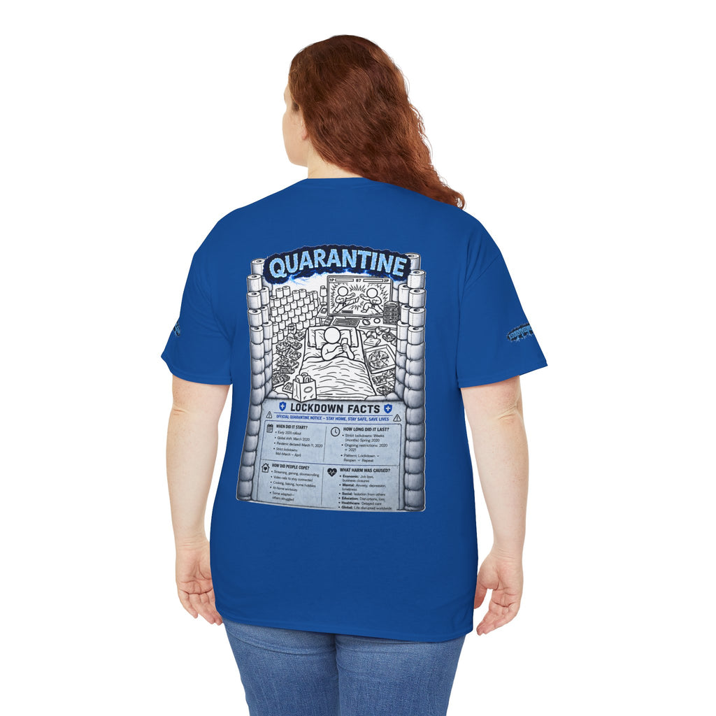 I Survived 2020 — LOCKDOWN S3:E1: Director's Cut Special Edition "Quarantine" Unisex Heavy Cotton Tee