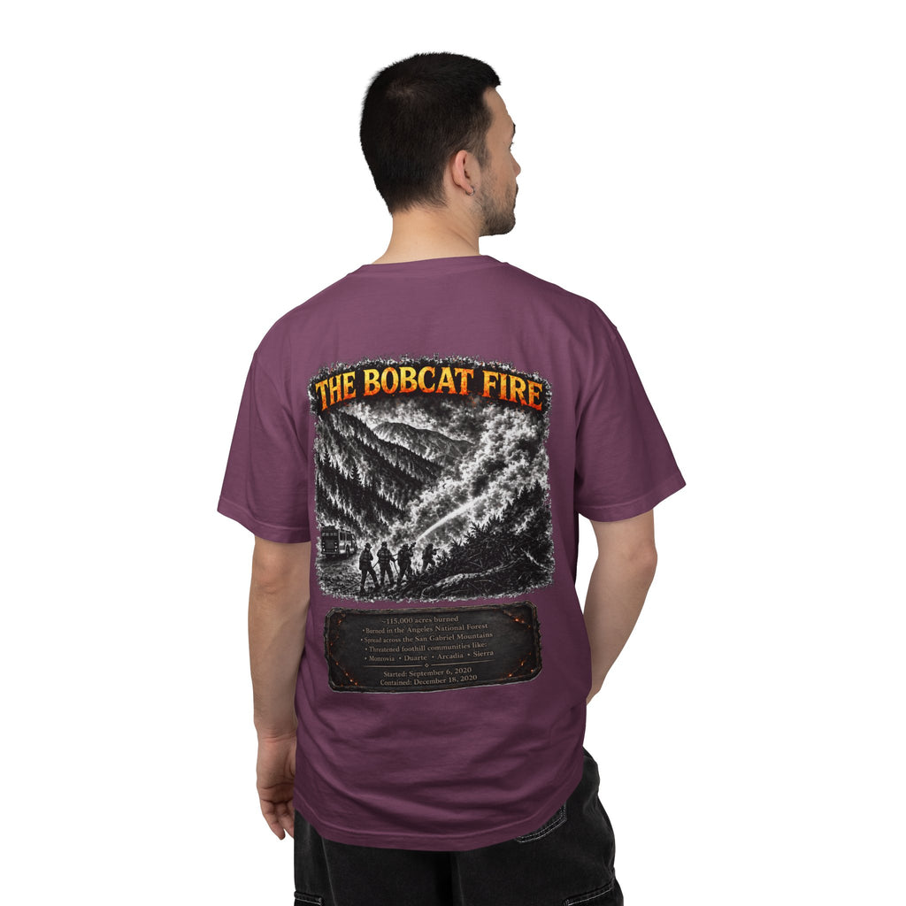 I Survived 2020 — Director's Cut S2:E2 "The Bobcat Fire" | Wildfire Edition Memorial Unisex Garment-Dyed T-shirt