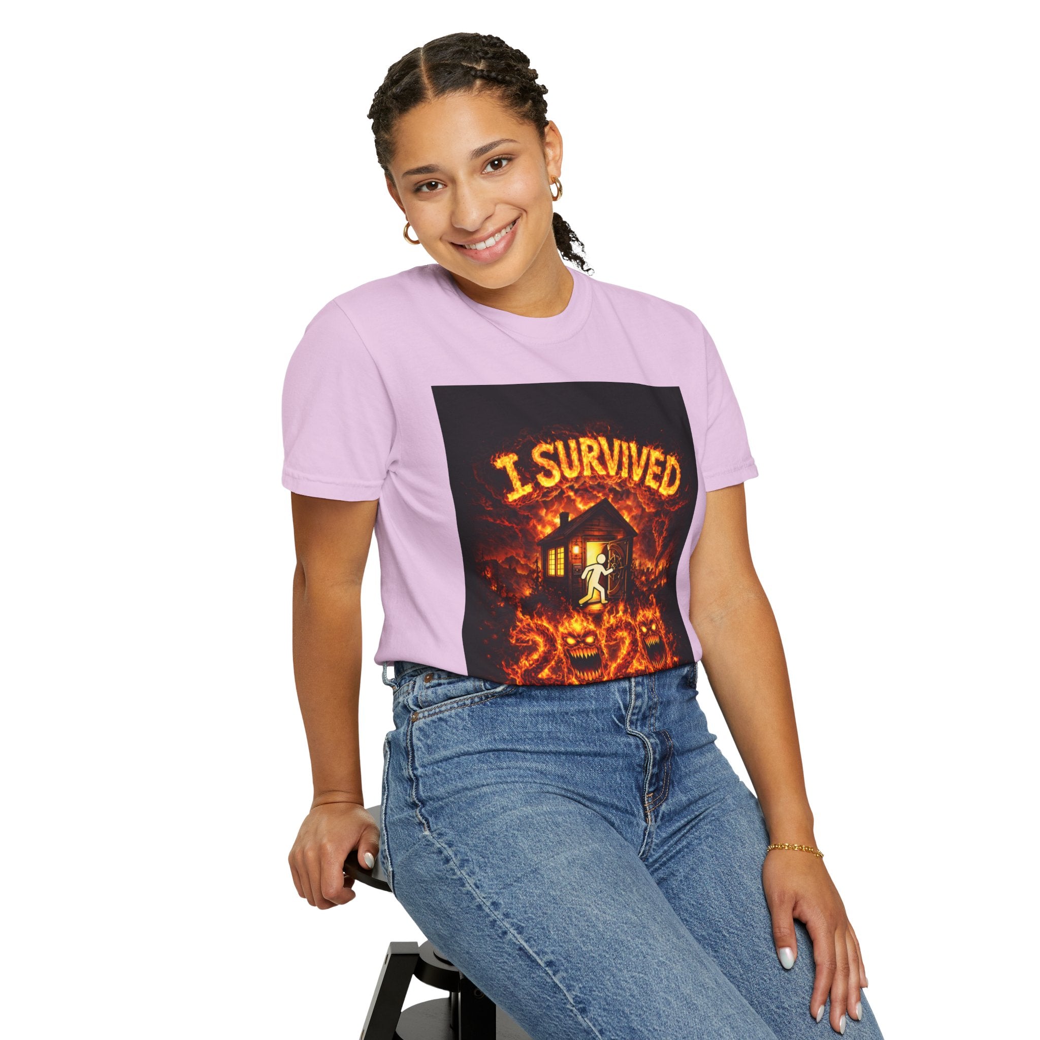 I Survived 2020 — S2:E2 "The Bobcat Fire" | Wildfire Edition Memorial Unisex Garment-Dyed T-shirt