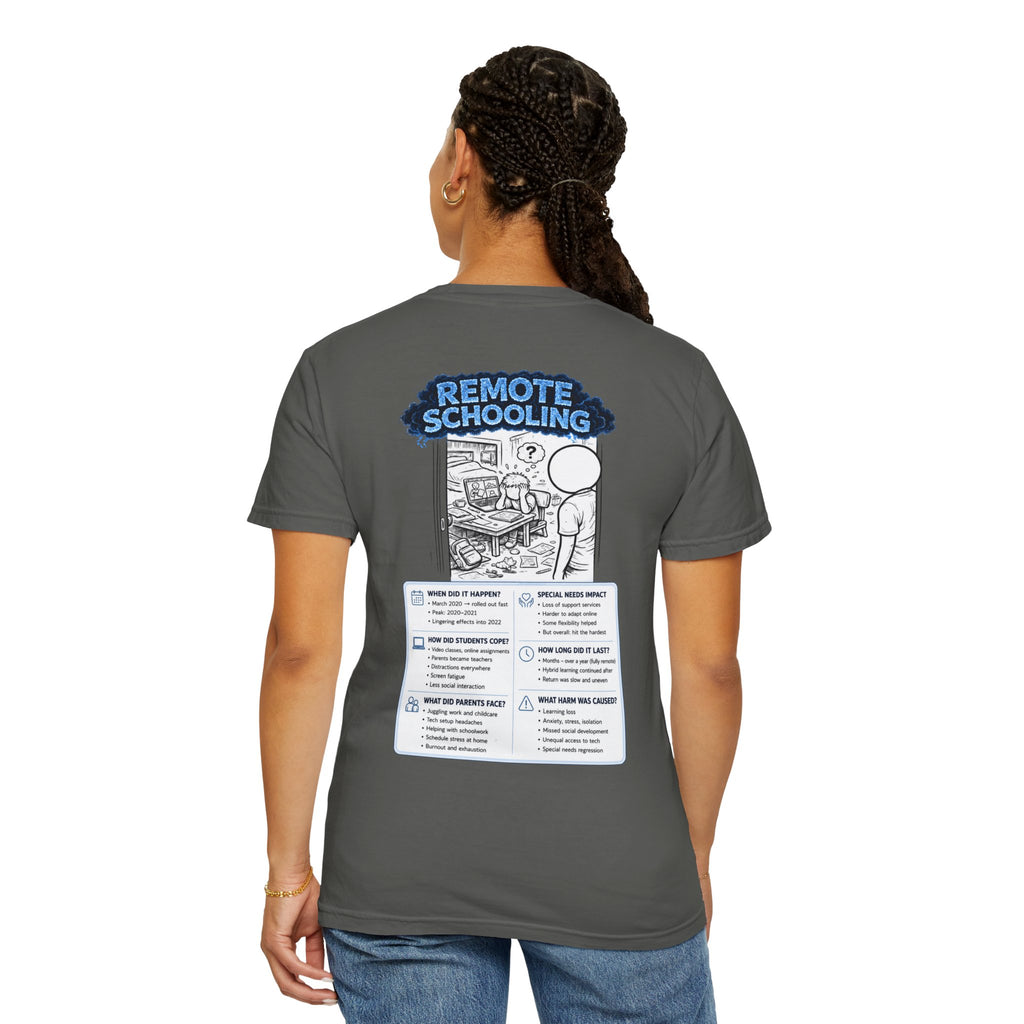 I Survived 2020 — Director's Cut S3:E3 "Remote Schooling" | Lockdown Edition Documentary Unisex Garment-Dyed T-shirt