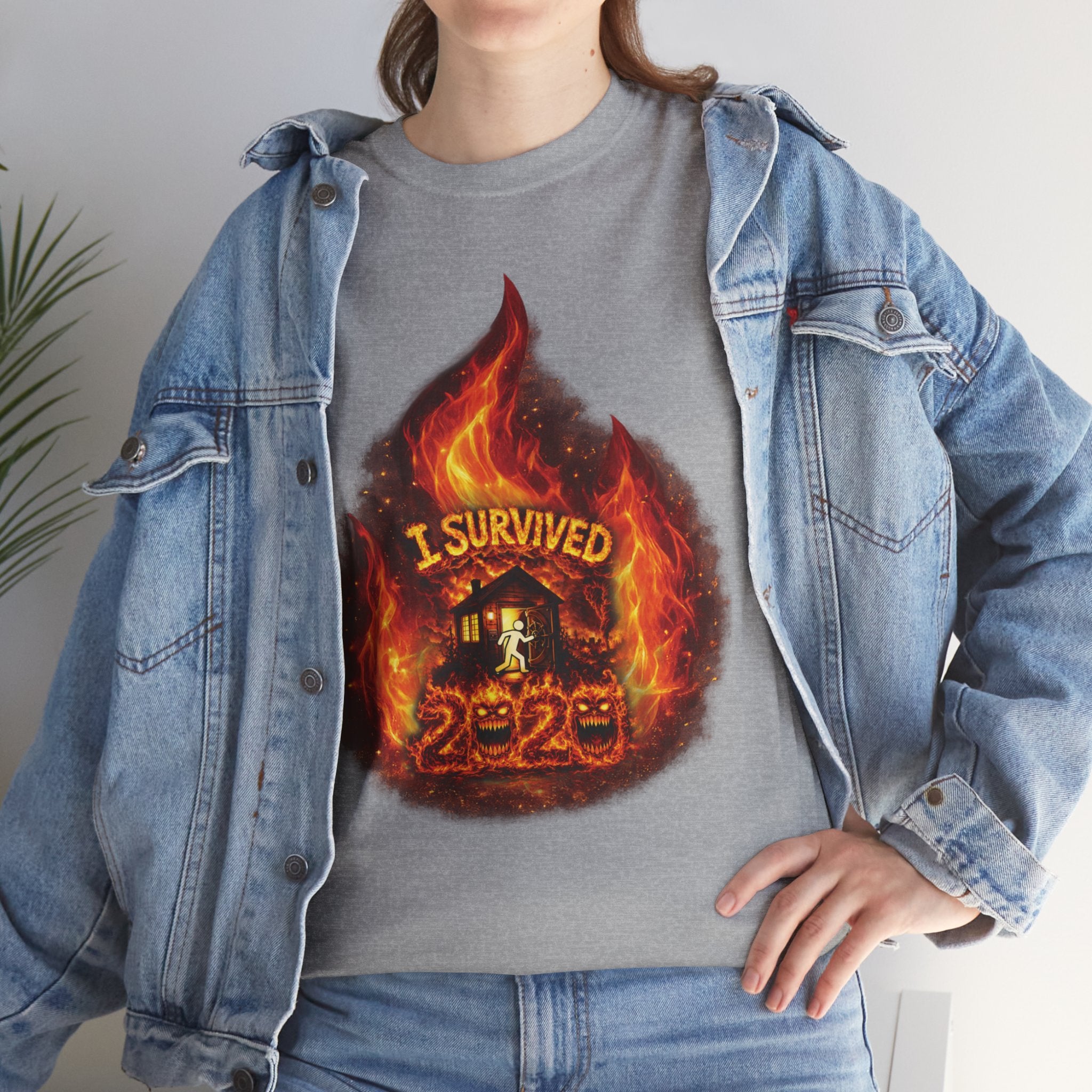 I Survived 2020 — Director's Cut S2:E1 "Berry Creek" | Wildfire Edition Memorial Unisex Heavy Cotton Tee