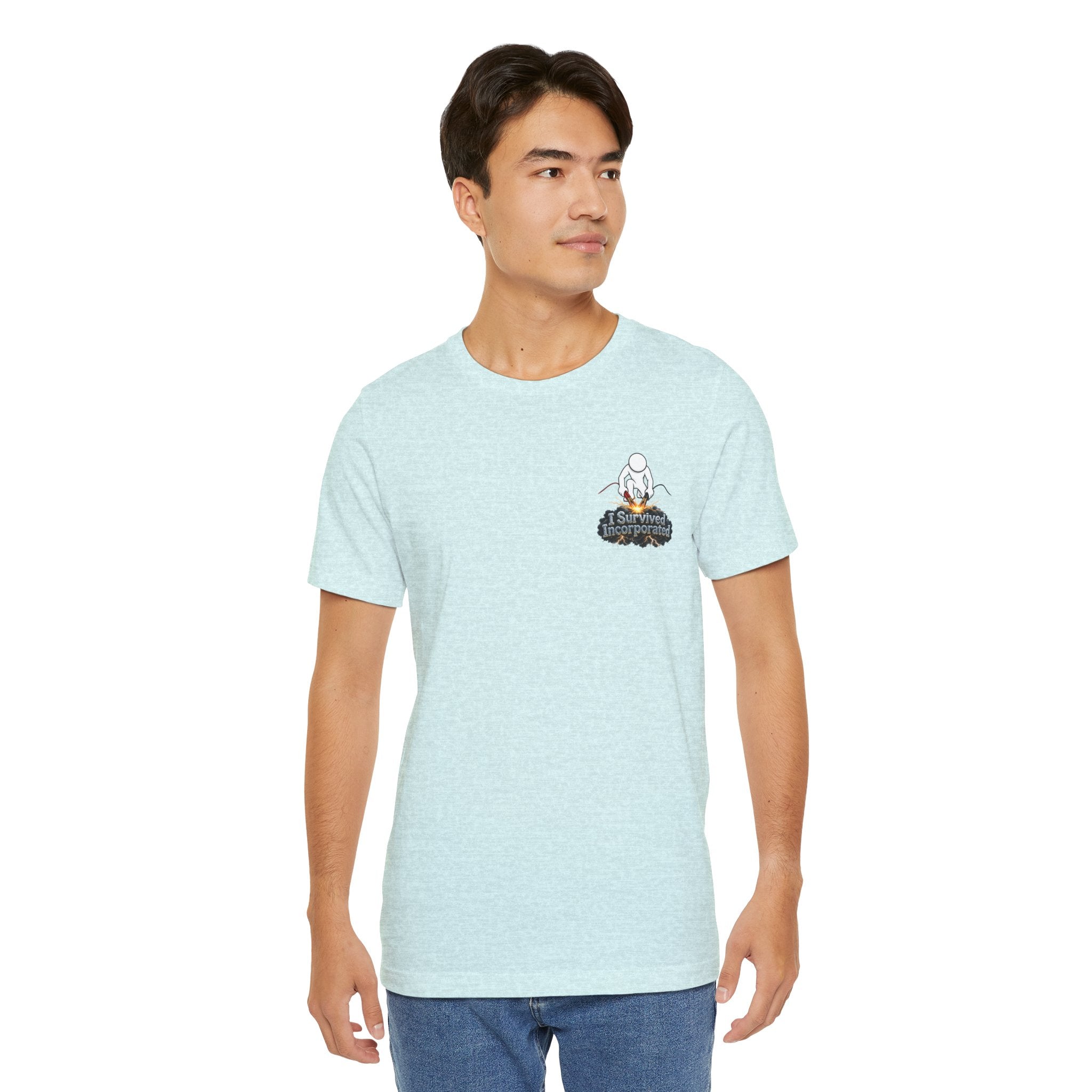 I Survived 2020 — "Please Stand By" Test Pattern Tee Summer Premier Unisex Jersey Short Sleeve Tee