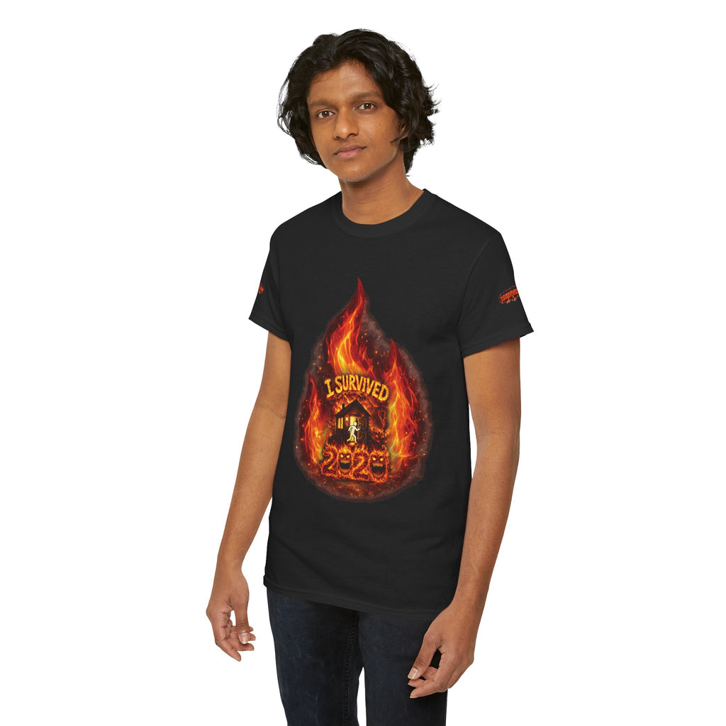 I Survived 2020 — Director's Cut S2:E1 "Berry Creek" | Wildfire Edition Memorial Unisex Heavy Cotton Tee (SPECIAL EDITION)