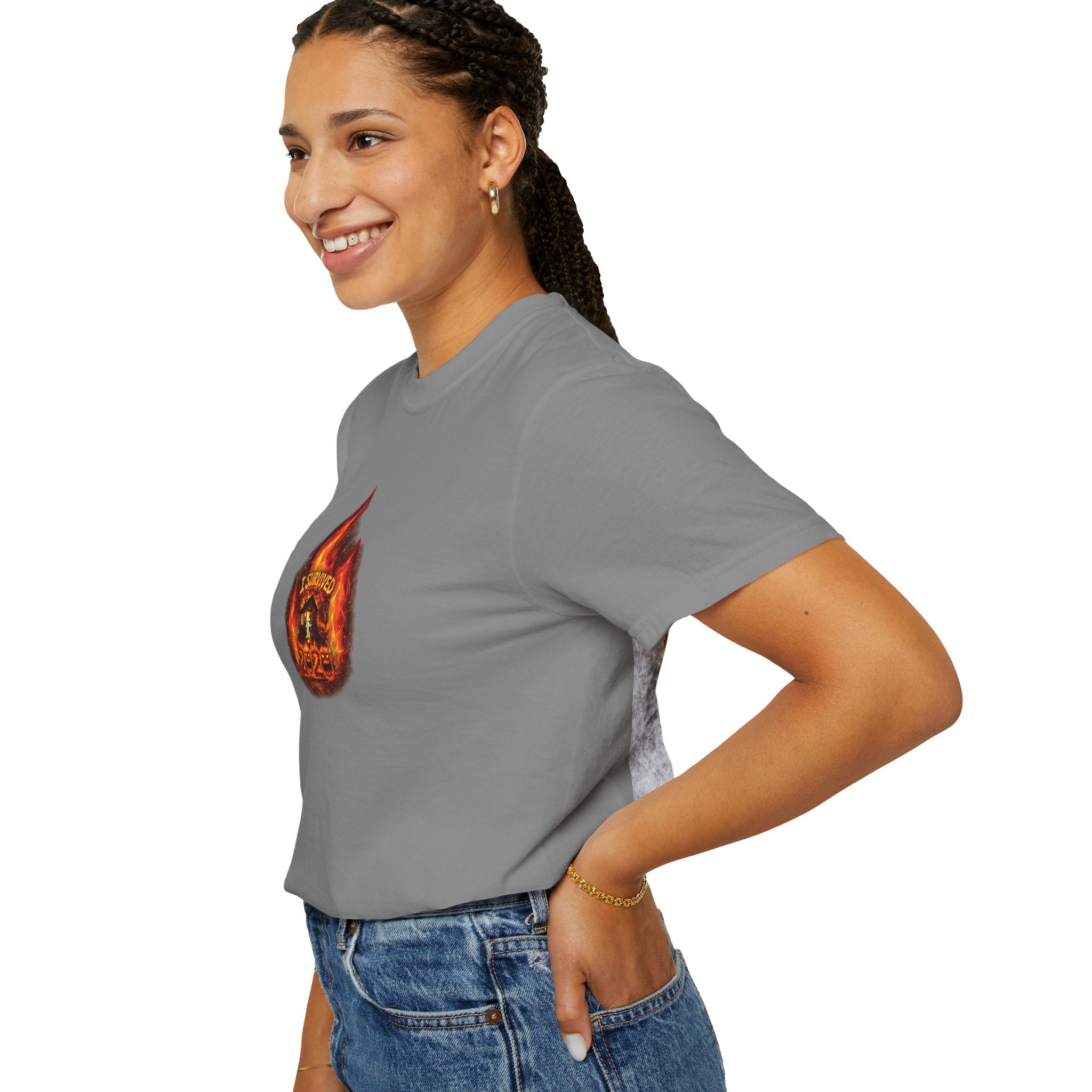 I Survived 2020 — WILDFIRES S2:E4: Director's Cut "Western U.S. Wildfire Season" Memorial Unisex Garment-Dyed T-shirt