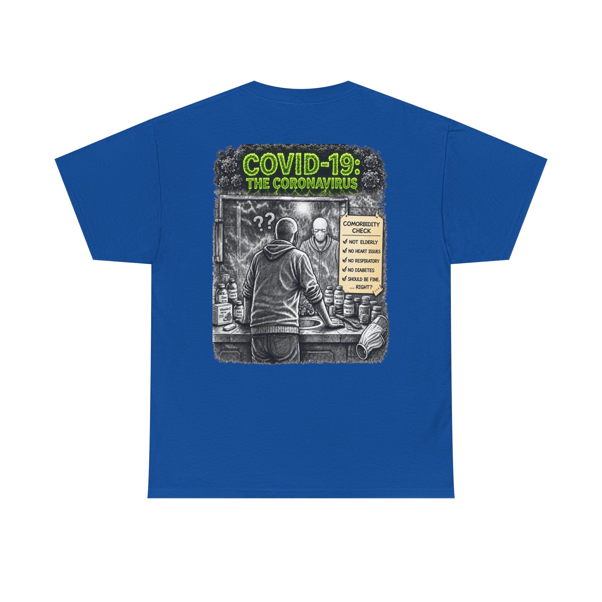 I Survived 2020 — S1:E1 "COVID-19: The Coronavirus" | Pandemic Edition Unisex Heavy Cotton Tee