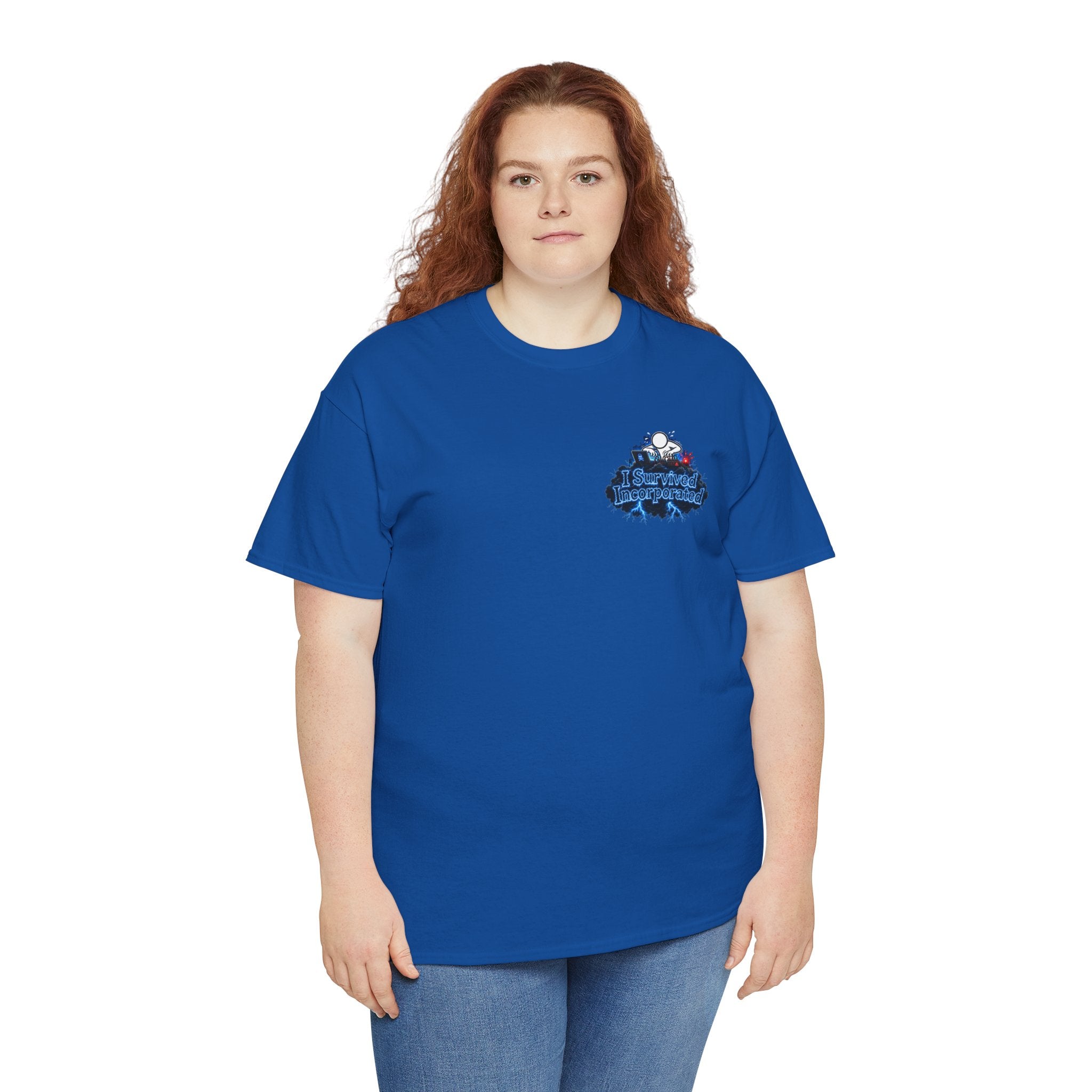 I Survived 2020 — "Please Stand By" Test Pattern Tee Lockdown Surveillance Edition Summer Exclusive Unisex Heavy Cotton Tee
