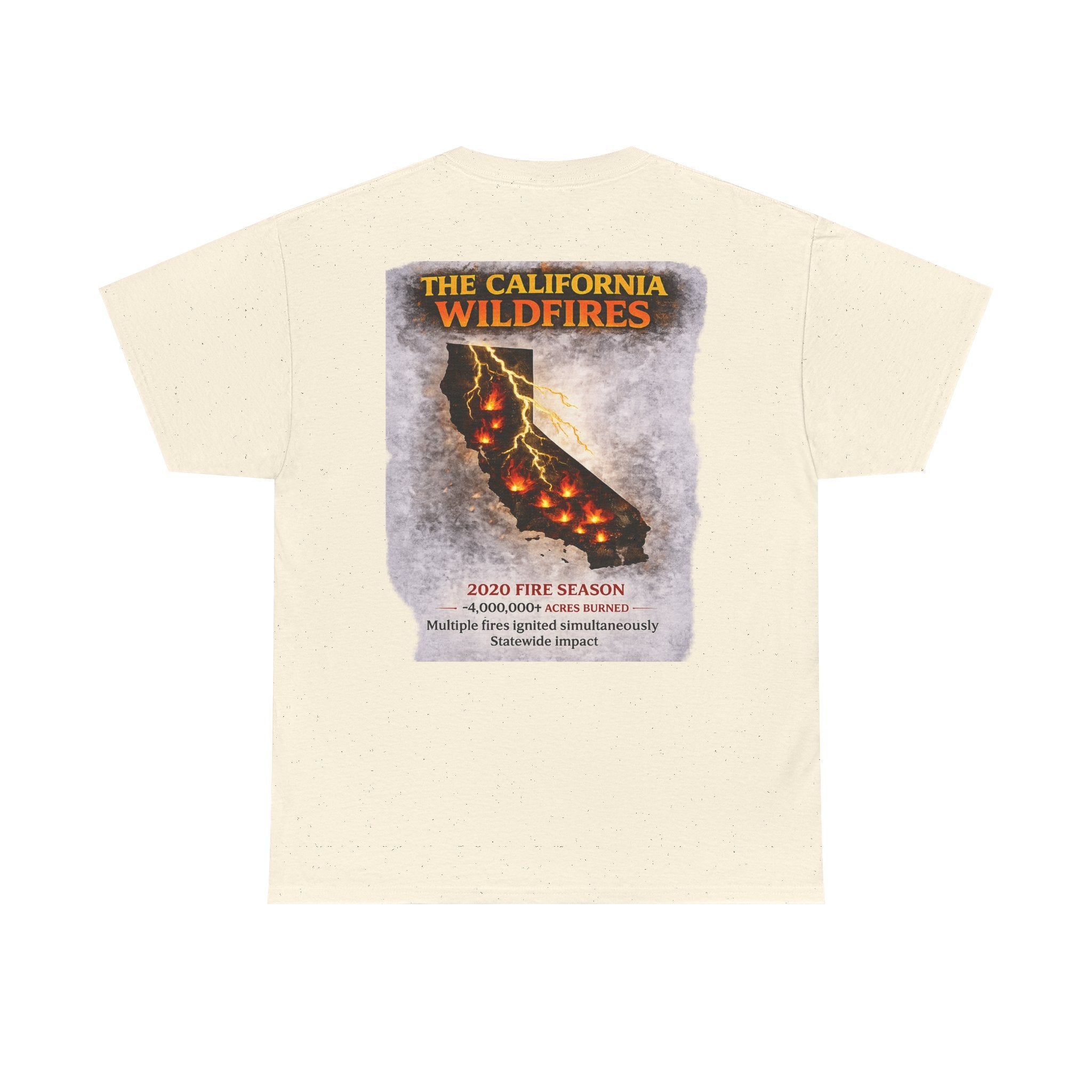 I Survived 2020 — S2:E3 "The California Wildfires" | Wildfire Edition Memorial Unisex Heavy Cotton Tee