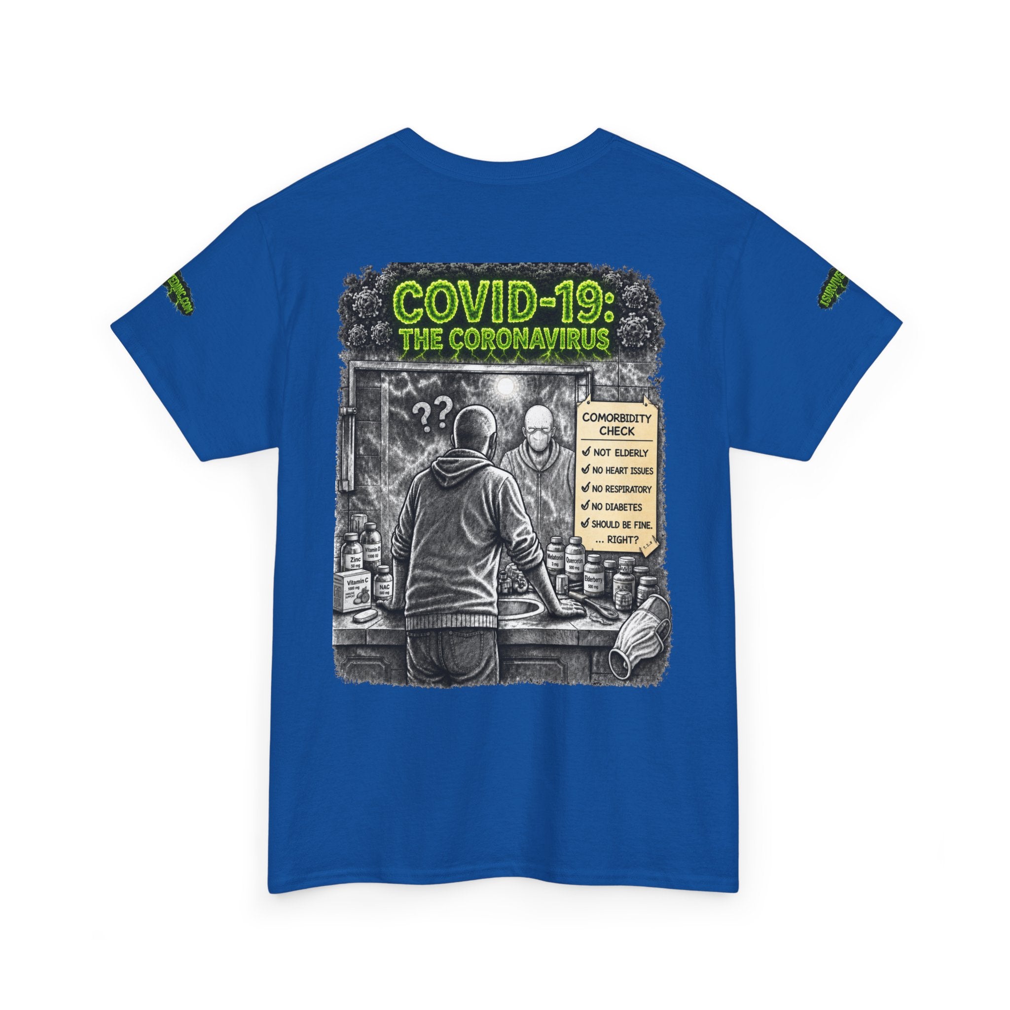 I Survived 2020 — S1:E1 "COVID-19: The Coronavirus" | Pandemic Edition Unisex Heavy Cotton Tee (SPECIAL EDITION)