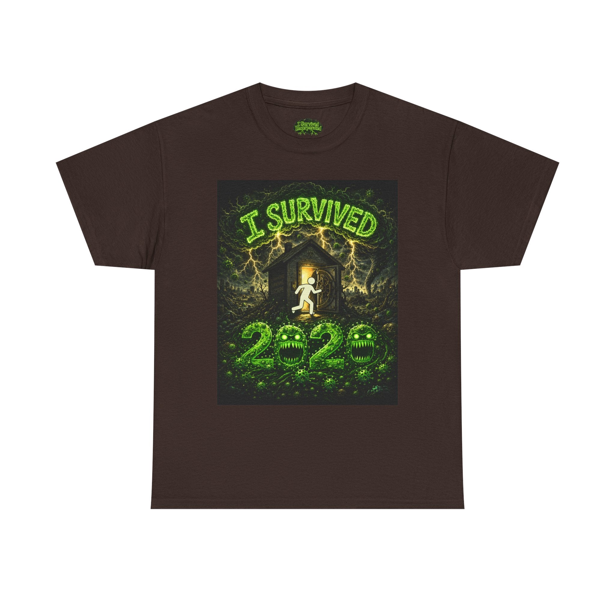 I Survived 2020 — S1:E2 "The Coming of COVID" | Pandemic Edition Unisex Heavy Cotton Tee