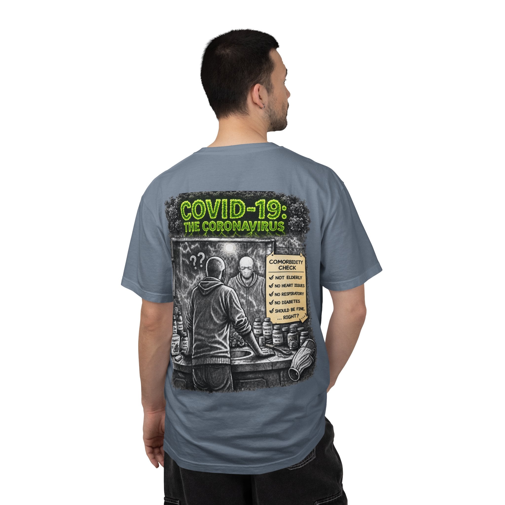 I Survived 2020 — S1:E1 "COVID-19: The Coronavirus" | Pandemic Edition Unisex Garment-Dyed T-shirt