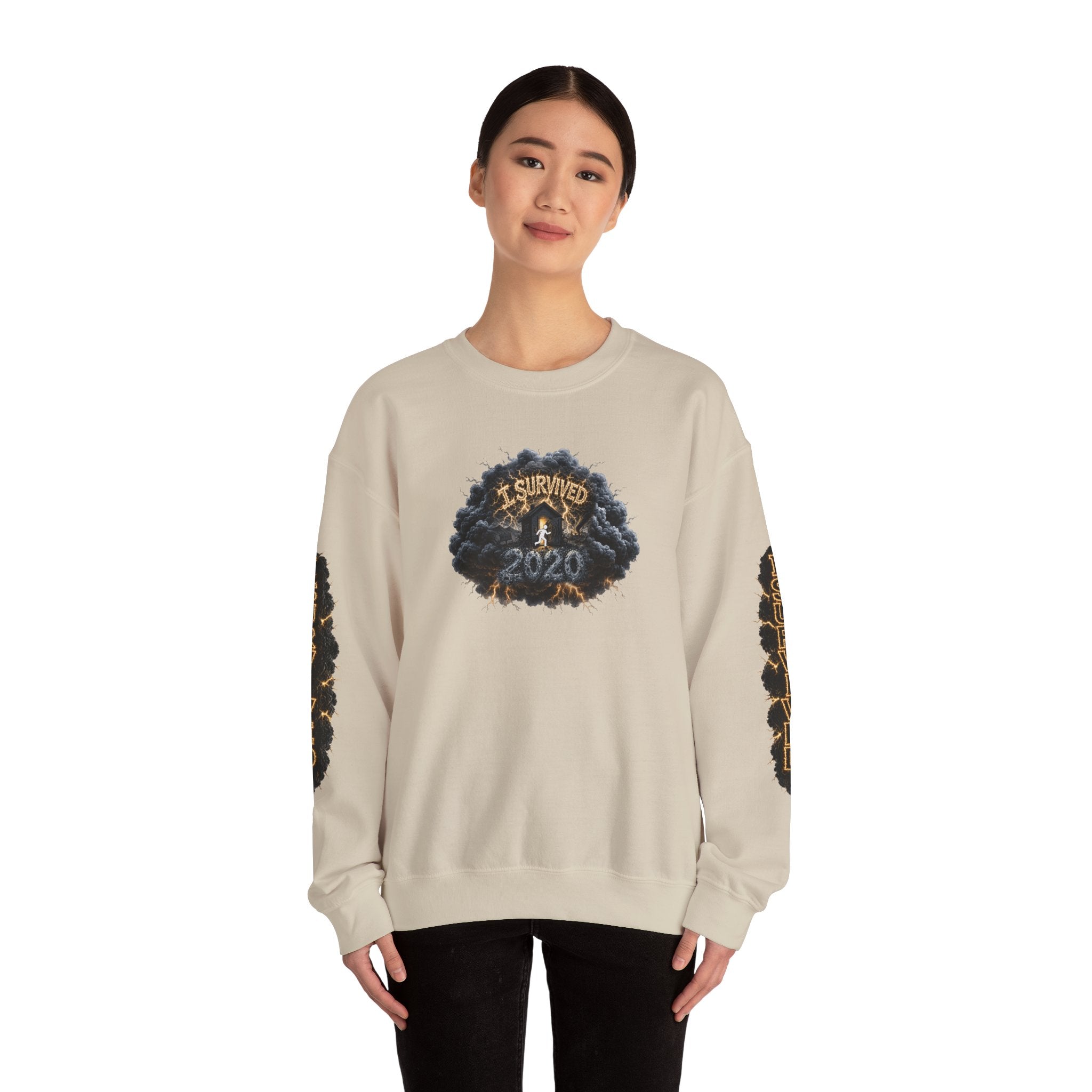 I Survived 2020 — Original PILOT Design: Director's Cut Special Edition Unisex Heavy Blend™ Crewneck Sweatshirt
