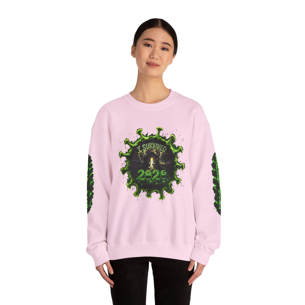 I Survived 2020 — Director's Cut S1:E5 "Delivery Doomsday" | Pandemic Edition Unisex Heavy Blend™ Crewneck Sweatshirt