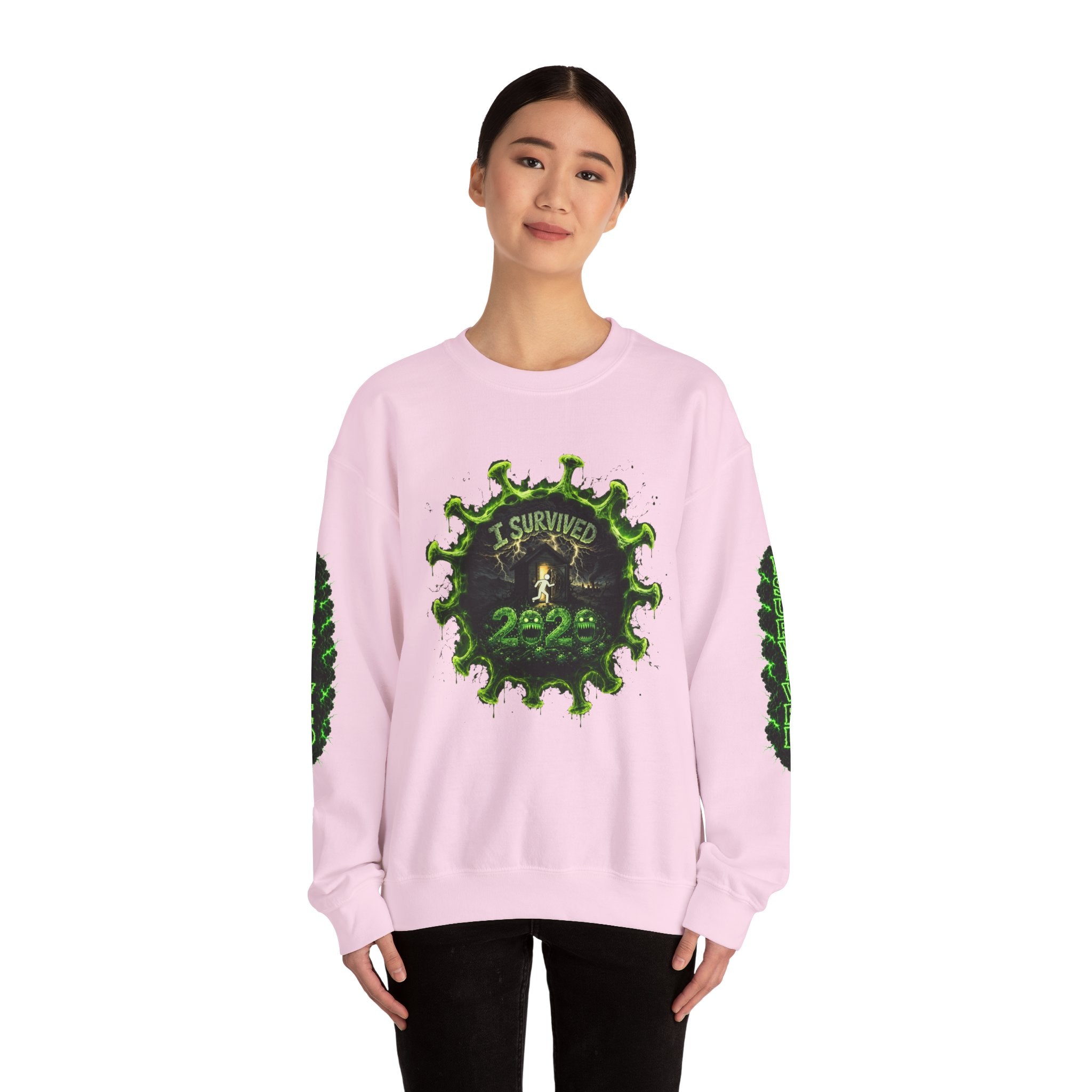 I Survived 2020 — Director's Cut S1:E5 "Delivery Doomsday" | Pandemic Edition Unisex Heavy Blend™ Crewneck Sweatshirt