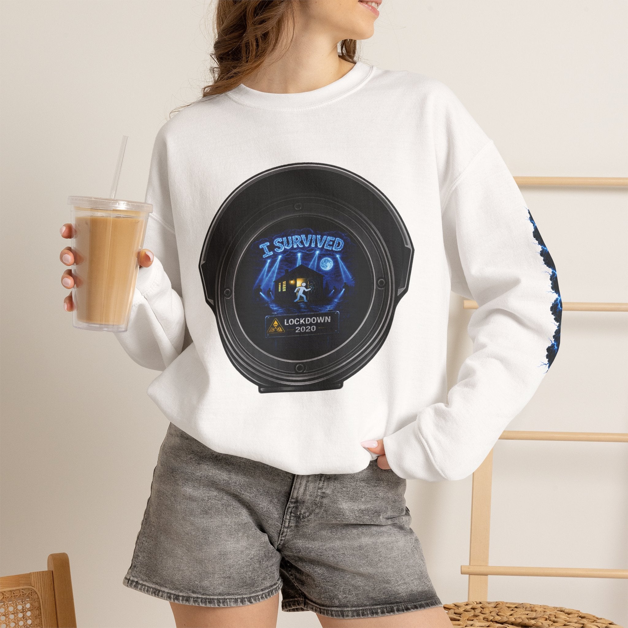 I Survived 2020 — Director's Cut S3:E2 "Dating Under Lockdown" | Lockdown Edition Documentary Unisex Heavy Blend™ Crewneck Sweatshirt
