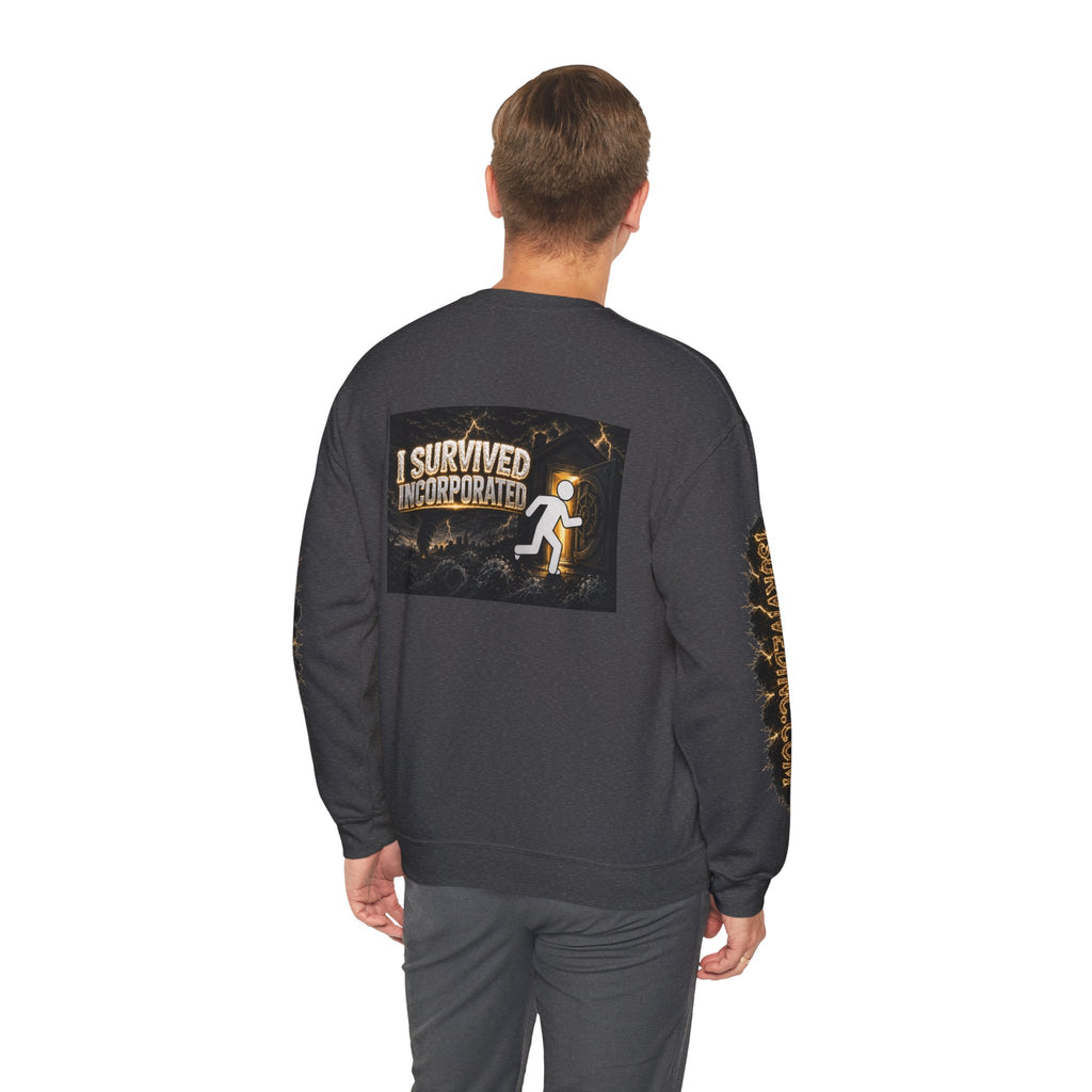 I Survived 2020 — Original Design Teaser Tee | Season 1 Premiere Drop Unisex Heavy Blend™ Crewneck Sweatshirt (SPECIAL EDITION)