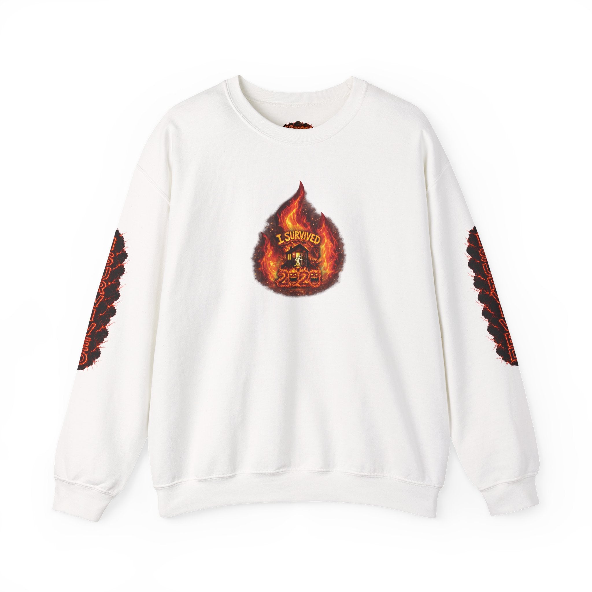 I Survived 2020 — WILDFIRES S2:E3: Director's Cut "The California Wildfires" Memorial Unisex Heavy Blend™ Crewneck Sweatshirt
