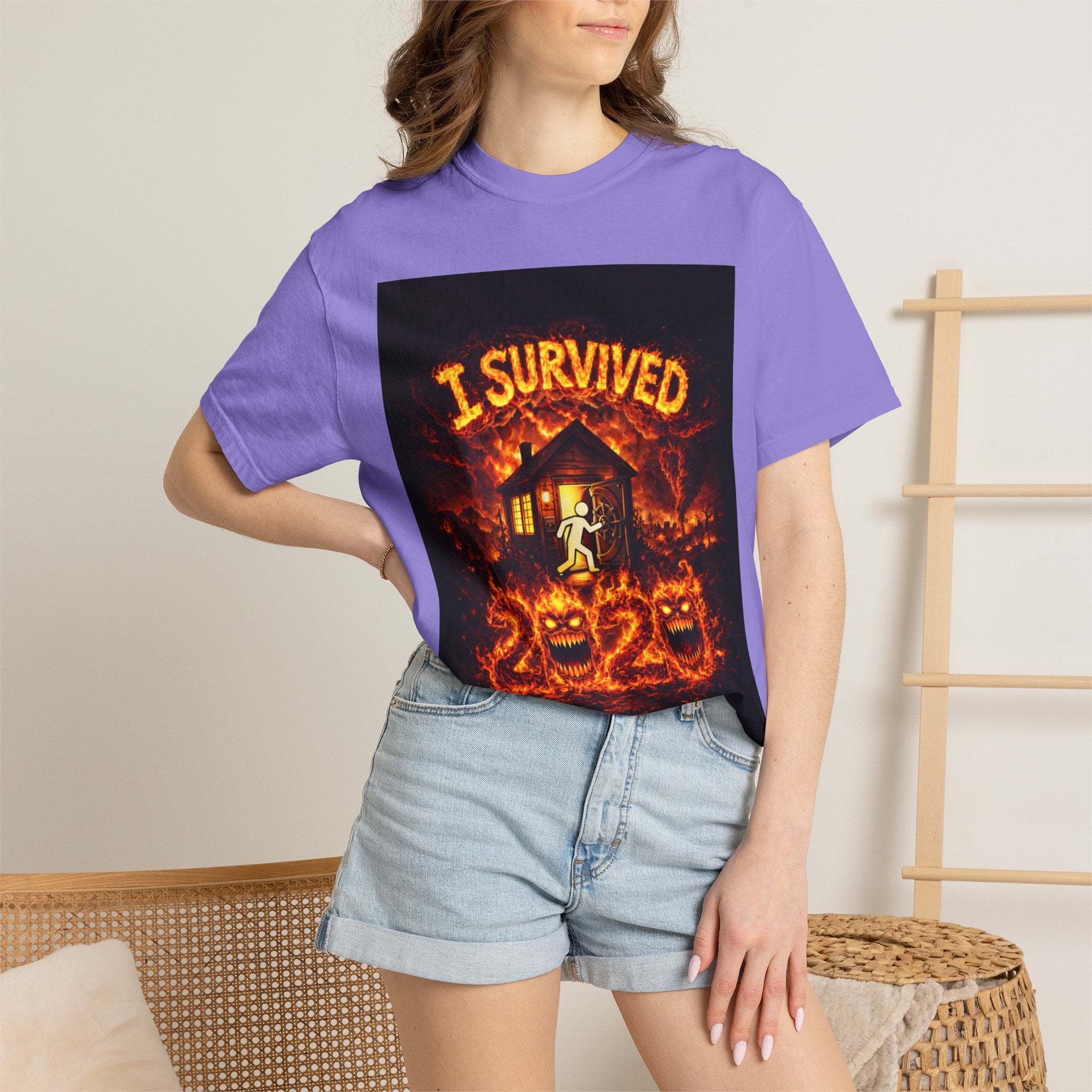 I Survived 2020 — S2:E4 "Western U.S. Wildfire Season" | Mid-Season Finale Pt. 1 | Wildfire Edition Memorial Unisex Garment-Dyed T-shirt