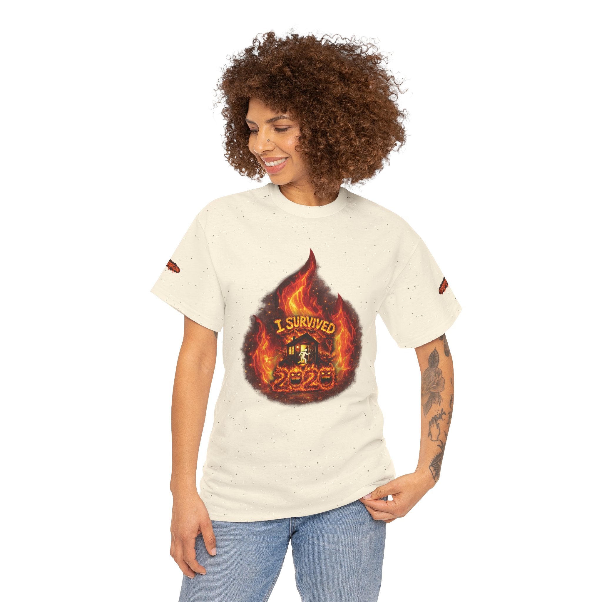 I Survived 2020 — Director's Cut S2:E3 "The California Wildfires" | Wildfire Edition Memorial Unisex Heavy Cotton Tee (SPECIAL EDITION)