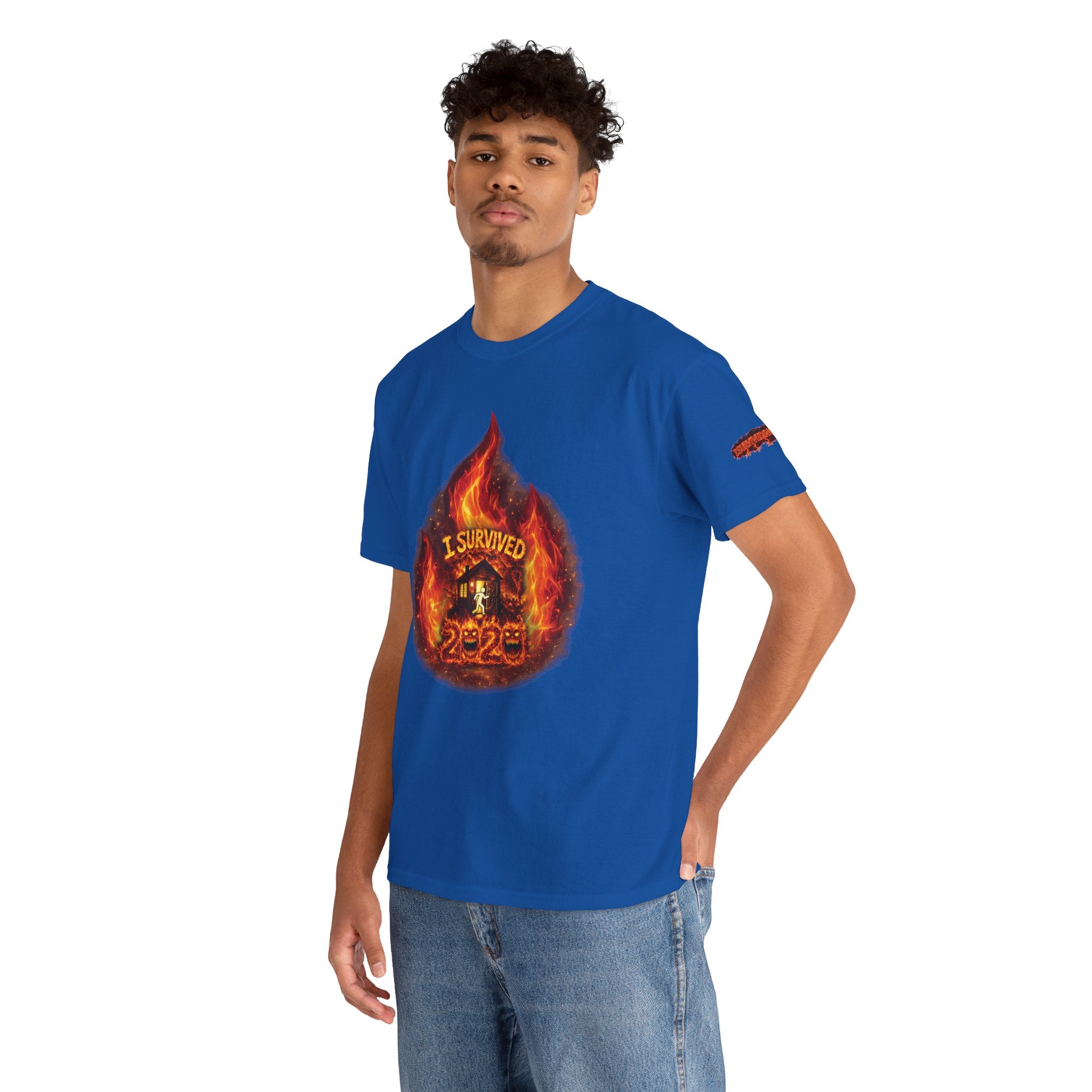 I Survived 2020 — Director's Cut S2:E3 "The California Wildfires" | Wildfire Edition Memorial Unisex Heavy Cotton Tee (SPECIAL EDITION)