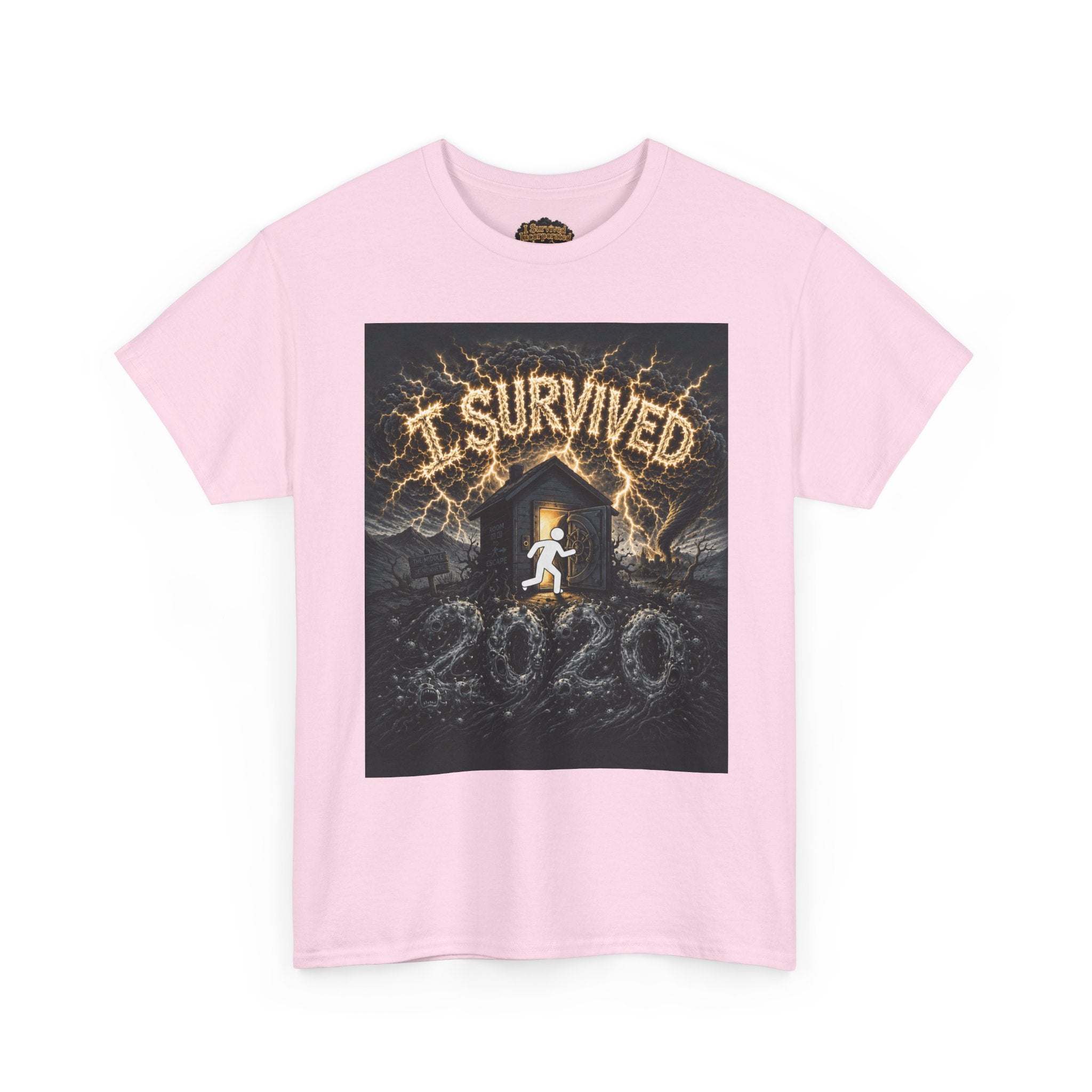 I Survived 2020 — Original Design Teaser Tee | Season 1 Premiere Drop Unisex Heavy Cotton Tee