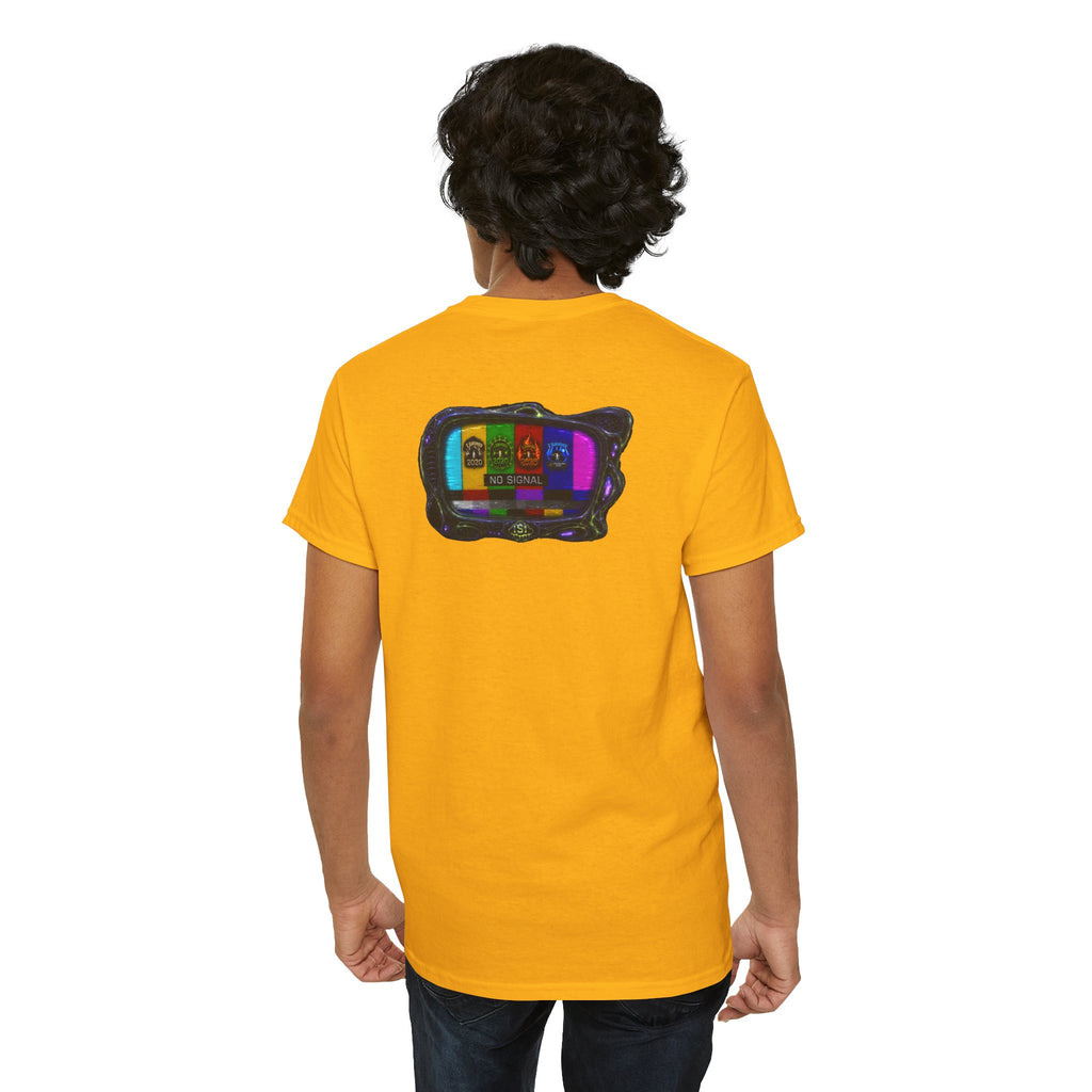 I Survived 2020 — "No Signal" Test Pattern Tee Alien Broadcast Finale Summer Premiere Unisex Heavy Cotton Tee