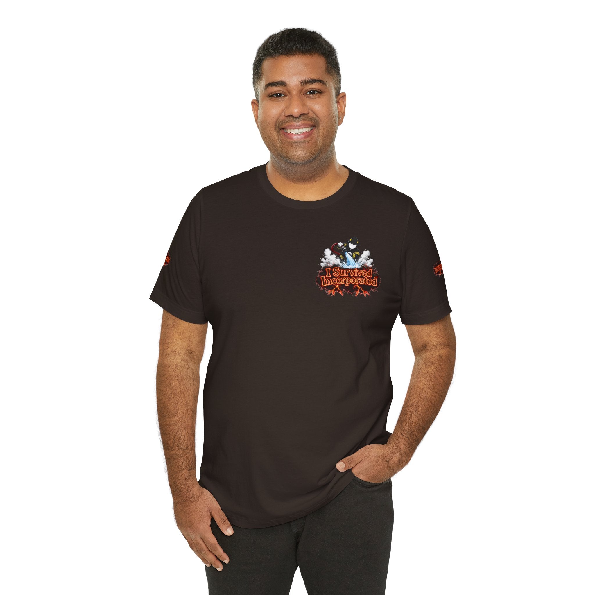 I Survived 2020 — "Please Stand By" Test Pattern Tee Wildfire Signal Special Edition Summer Premiere Unisex Jersey Short Sleeve Tee