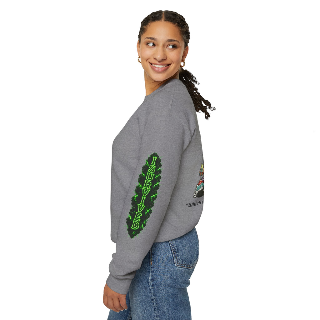 I Survived 2020 — PANDEMIC S1:E4: Director's Cut "Mask Madness" Unisex Heavy Blend™ Crewneck Sweatshirt