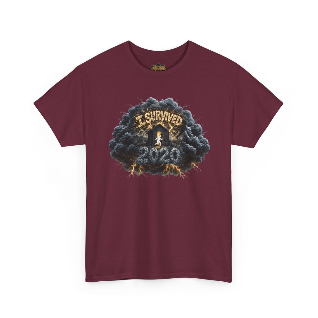 I Survived 2020 —  Deriector's Cut Original Design Teaser Tee | Season 1 Premiere Drop Unisex Heavy Cotton Tee