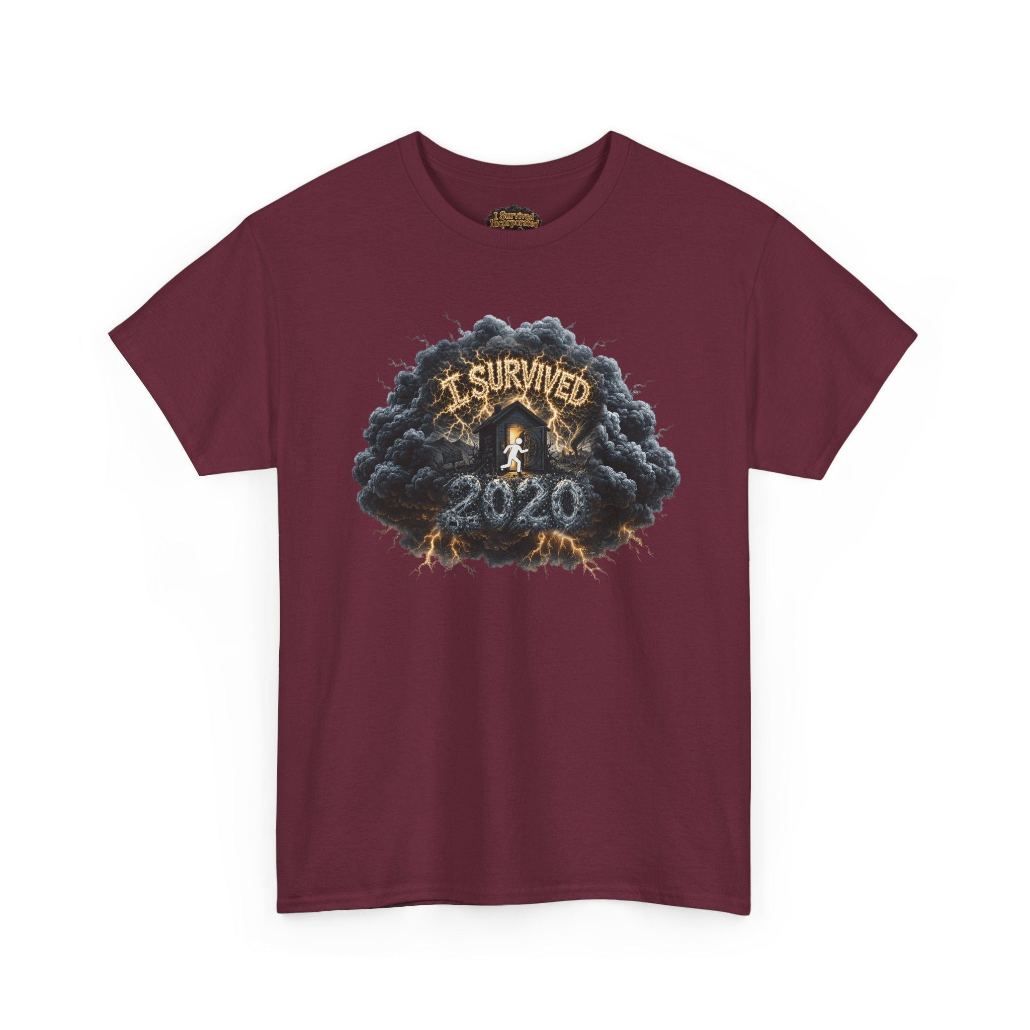 I Survived 2020 —  Deriector's Cut Original Design Teaser Tee | Season 1 Premiere Drop Unisex Heavy Cotton Tee