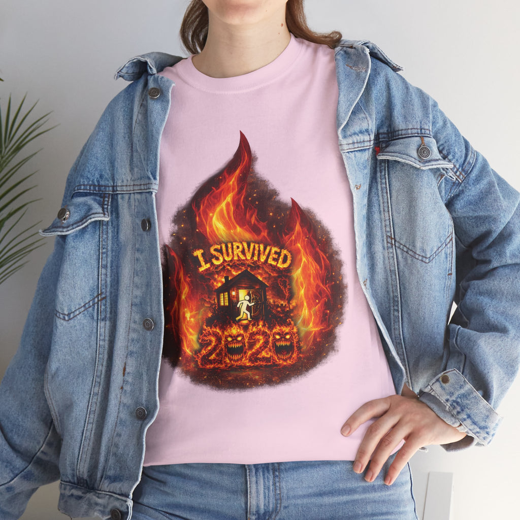 I Survived 2020 — Director's Cut S2:E1 "Berry Creek" | Wildfire Edition Memorial Unisex Heavy Cotton Tee