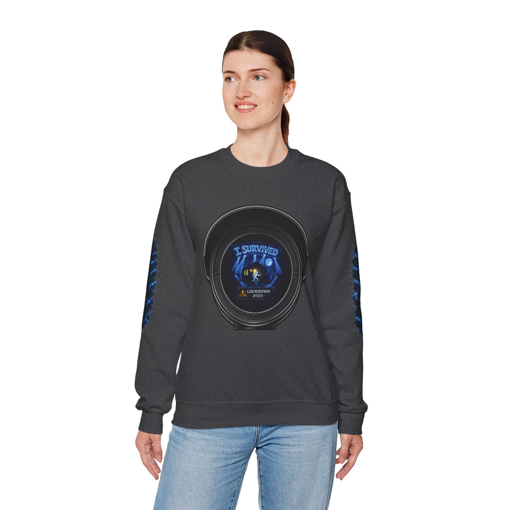 I Survived 2020 — Director's Cut S3:E1 "Quarantine" | Lockdown Edition Documentary Unisex Heavy Blend™ Crewneck Sweatshirt