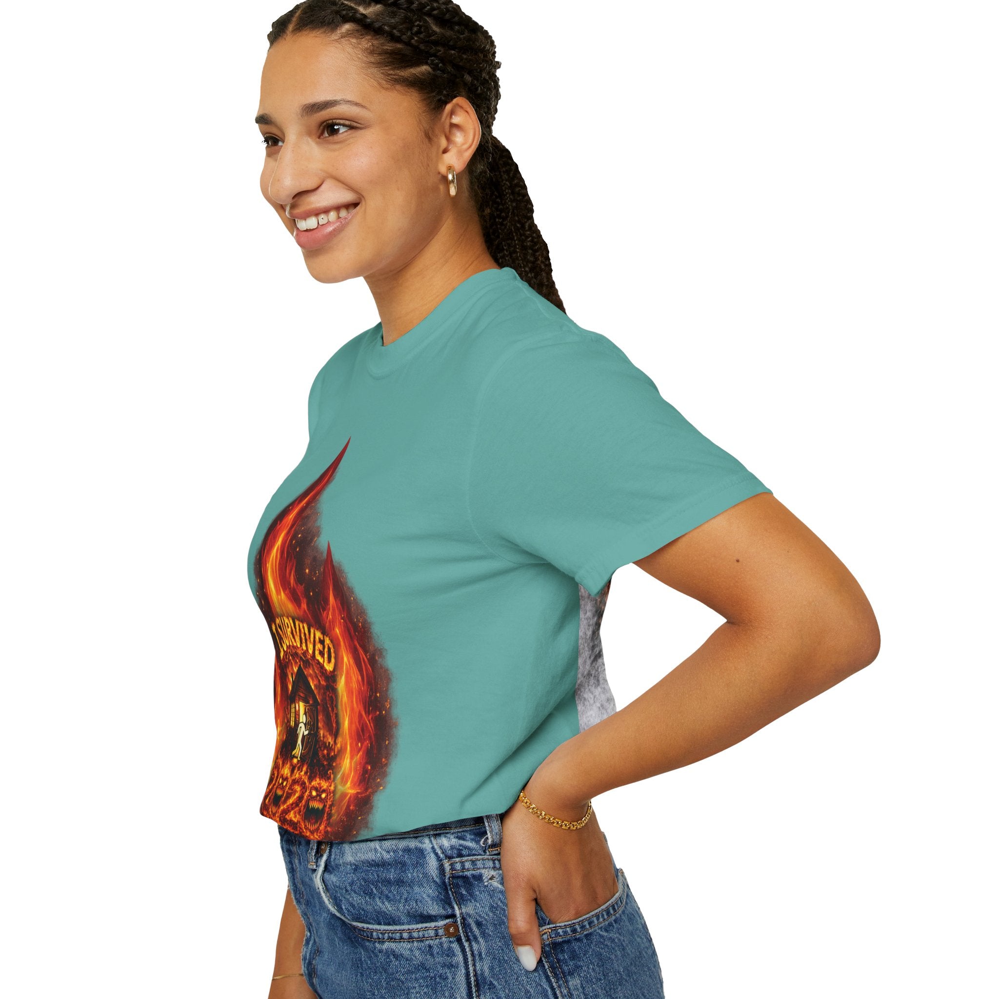 I Survived 2020 — Director's Cut S2:E4 "Western U.S. Wildfire Season" | Mid-Season Finale Pt. 1 | Wildfire Edition Memorial Unisex Garment-Dyed T-shirt