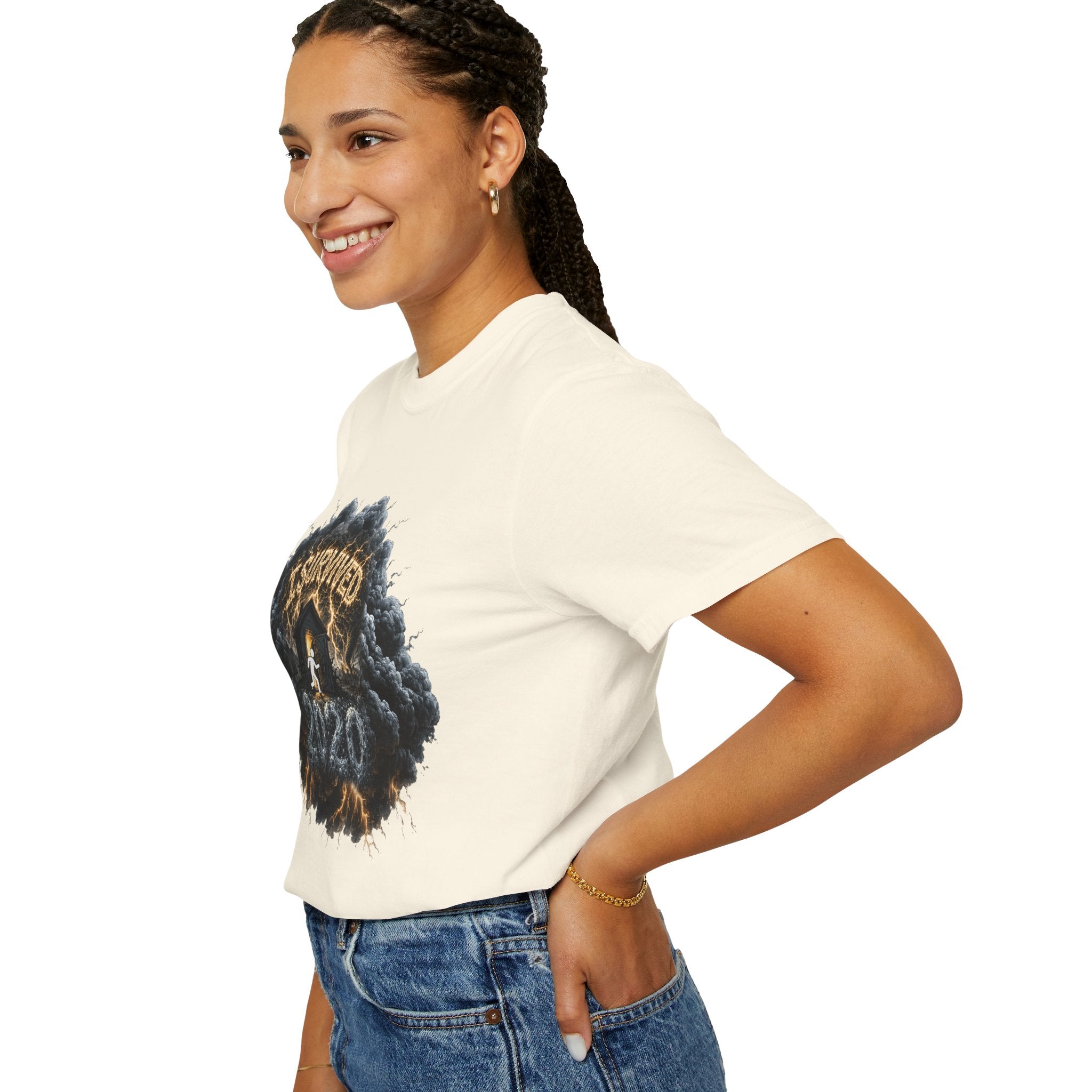 I Survived 2020 — Director's Cut Original Design Teaser Tee | Season 1 Premiere Drop Unisex Garment-Dyed T-shirt