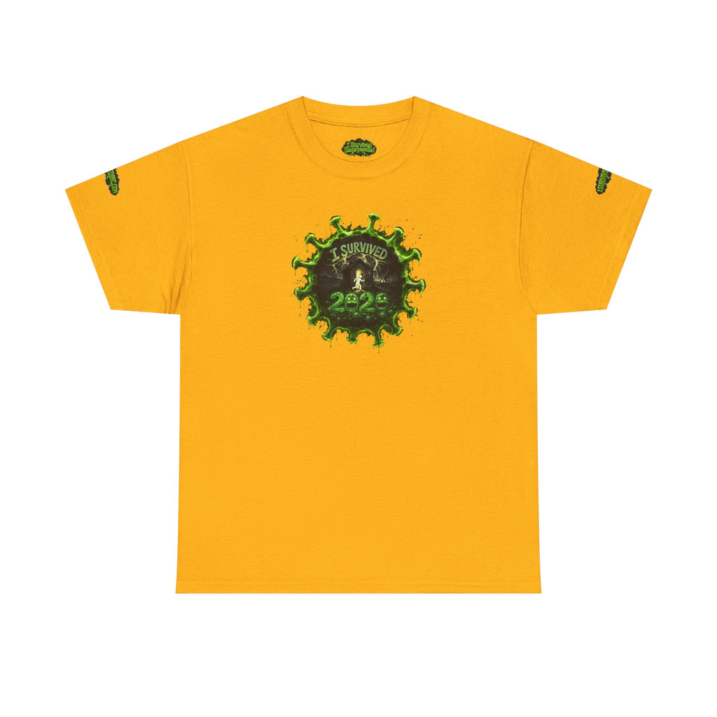 I Survived 2020 — PANDEMIC S1:E4: Director's Cut Special Edition "Mask Madness" Unisex Heavy Cotton Tee