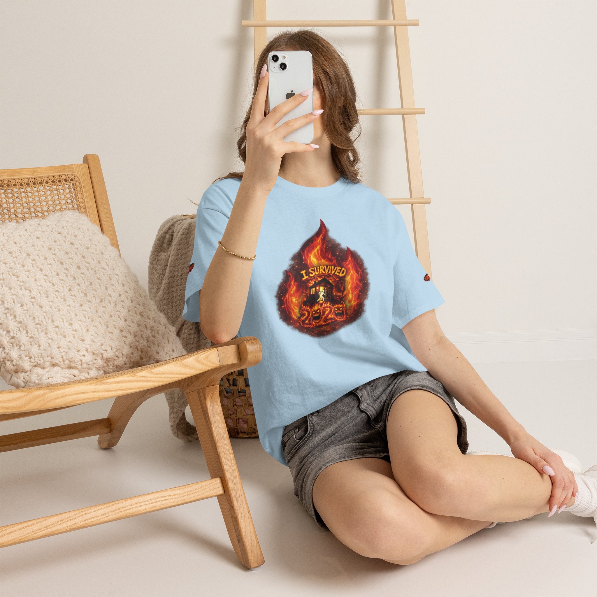 I Survived 2020 — Director's Cut S2:E3 "The California Wildfires" | Wildfire Edition Memorial Unisex Heavy Cotton Tee (SPECIAL EDITION)