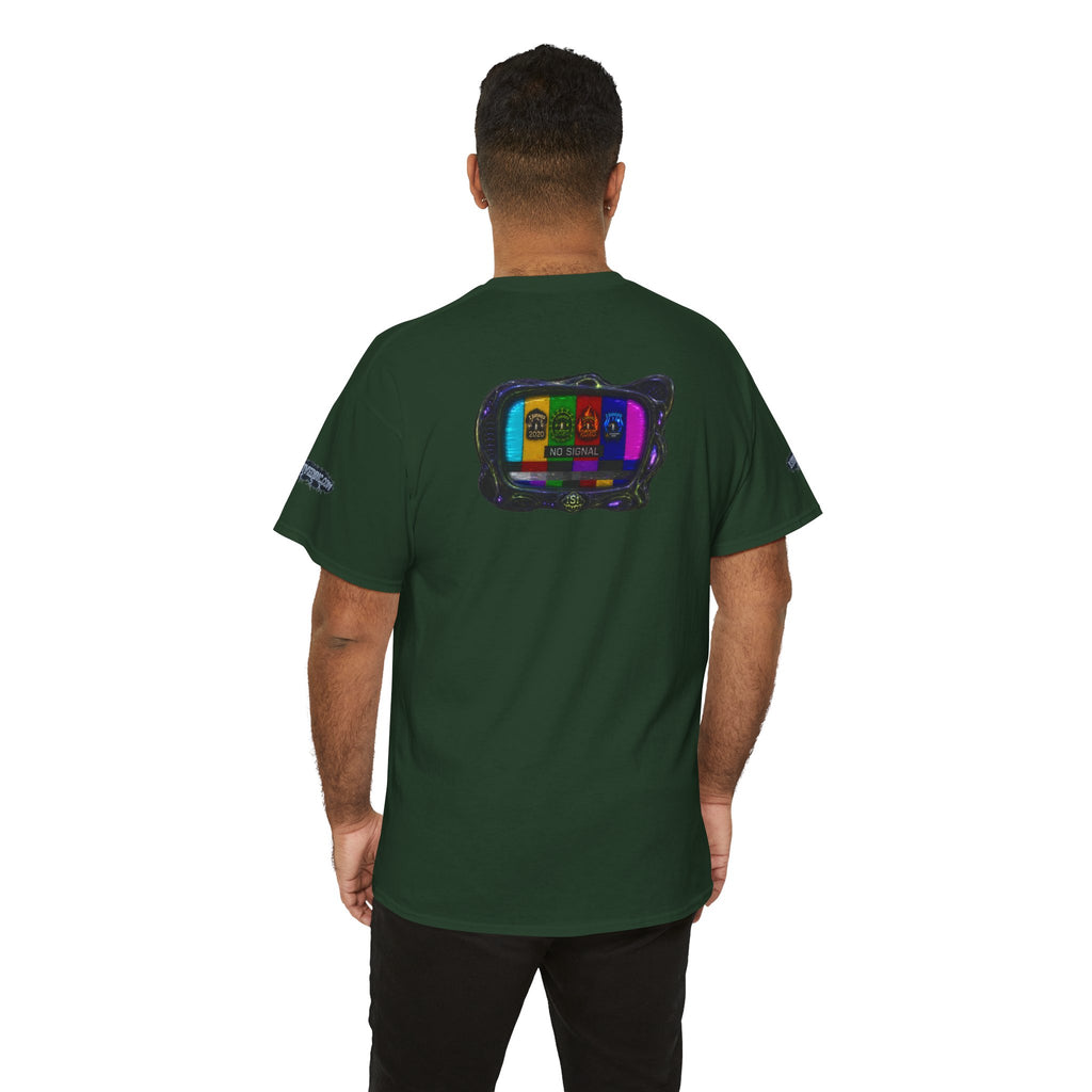 I Survived 2020 — "No Signal" Test Pattern Tee Alien Broadcast Finale Special Edition Summer Premiere Unisex Heavy Cotton Tee