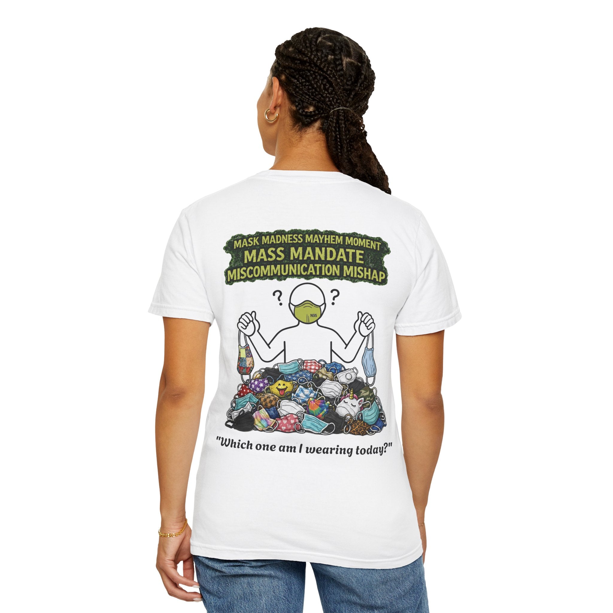 I Survived 2020 — Director's Cut S1:E4 "Mask Madness Mayhem Moment" | Pandemic Edition Unisex Garment-Dyed T-shirt