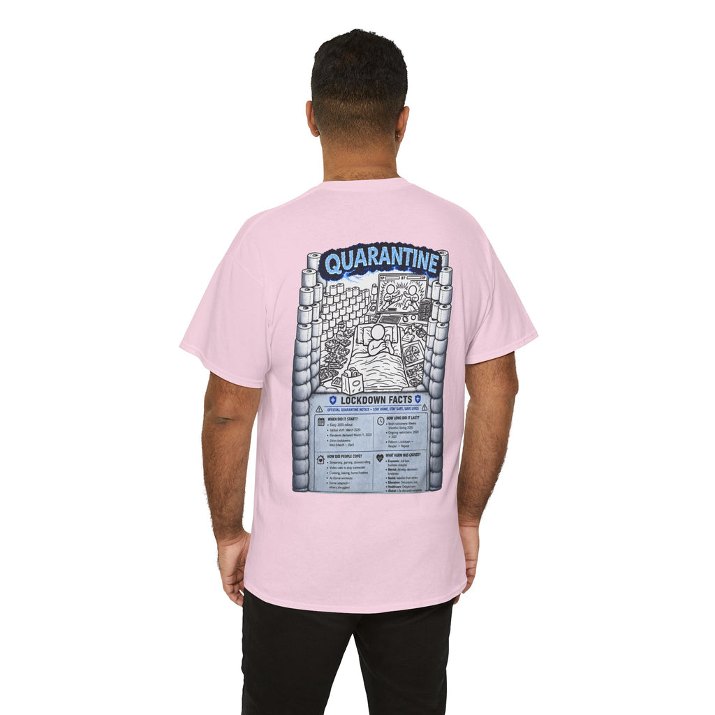 I Survived 2020 — LOCKDOWN S3:E1: Director's Cut "Quarantine" Unisex Heavy Cotton Tee