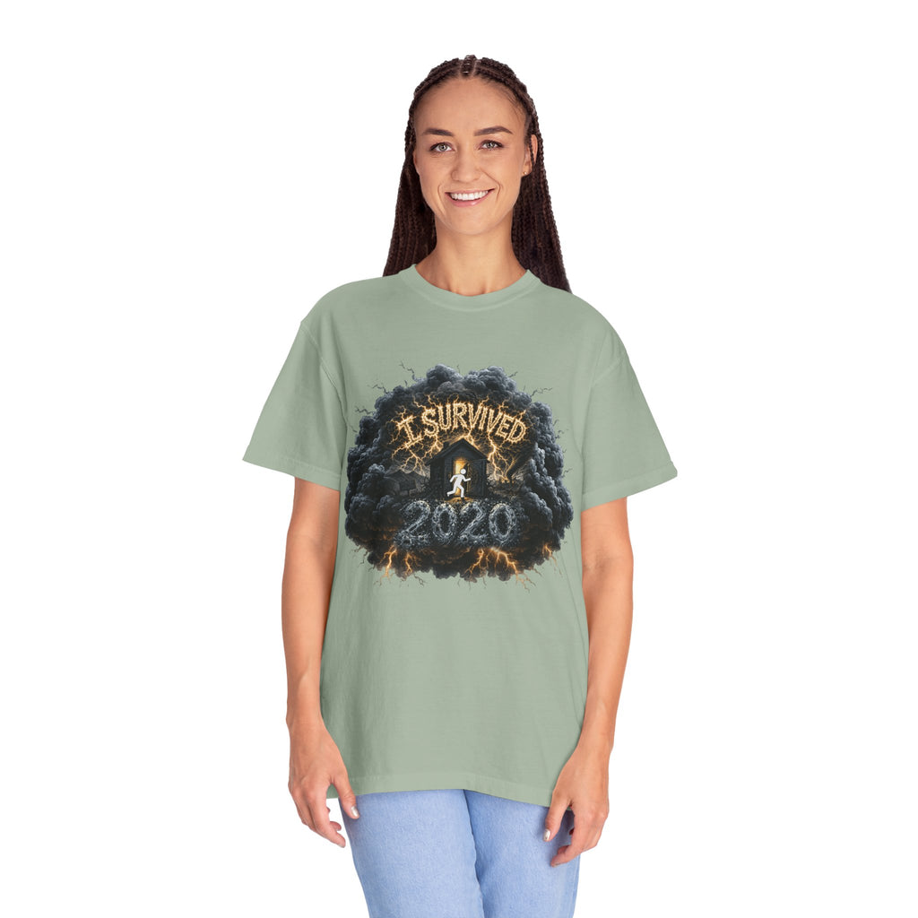 I Survived 2020 — Director's Cut Original Design Teaser Tee | Season 1 Premiere Drop Unisex Garment-Dyed T-shirt