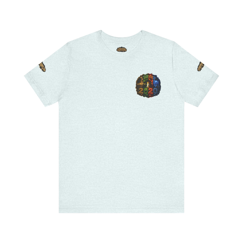 I Survived 2020 — "No Signal" Test Pattern Tee Alien Broadcast Finale Summer Premiere Unisex Jersey Short Sleeve Tee