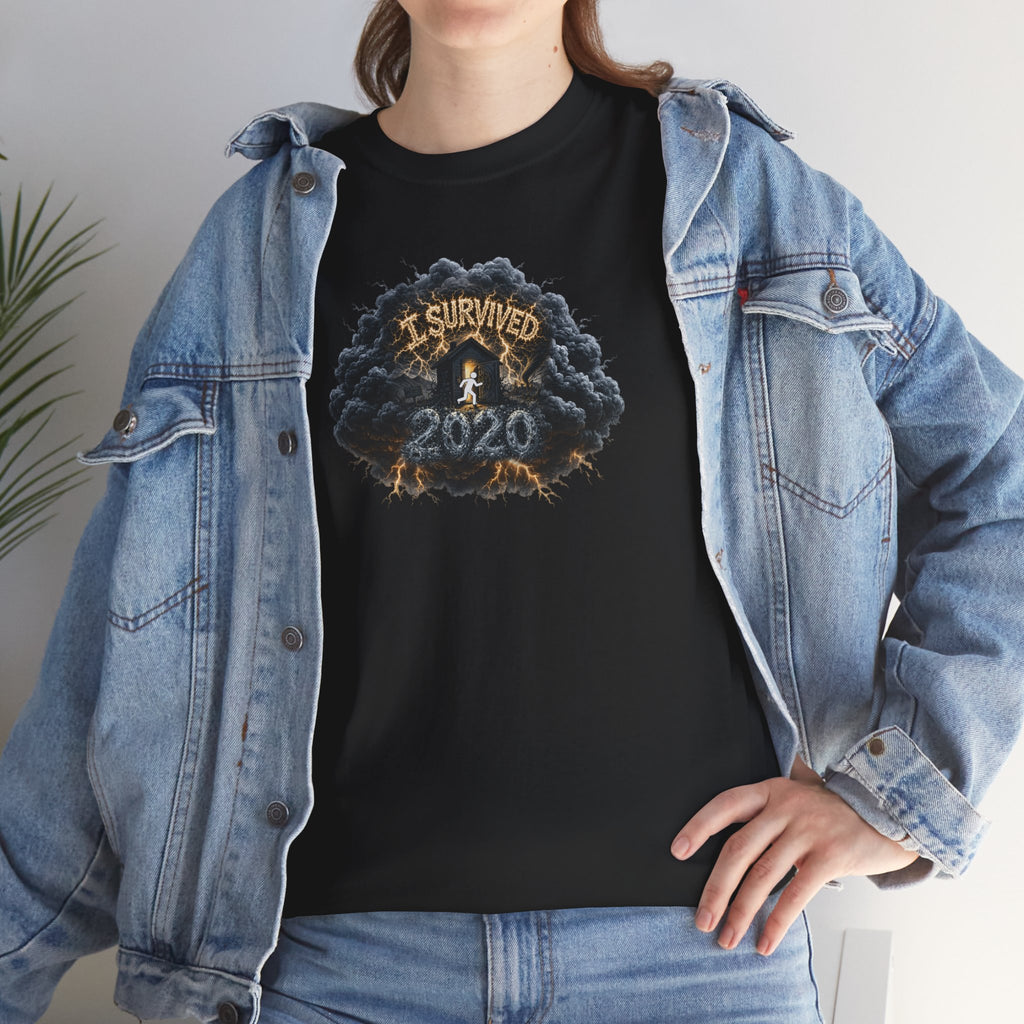 I Survived 2020 —  Original PILOT Design: Director's Cut Unisex Heavy Cotton Tee